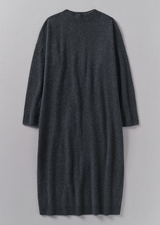 Abito in maglia di lana e cashmere | Melange antracite