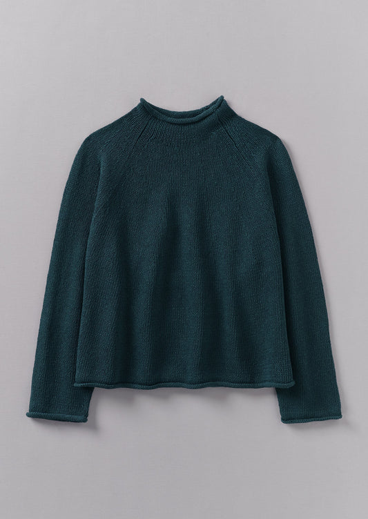 Maglione semplice in lino e cotone biologico | Puck
