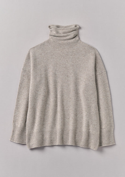 Maglione a collo alto in lana e cashmere | Avena
