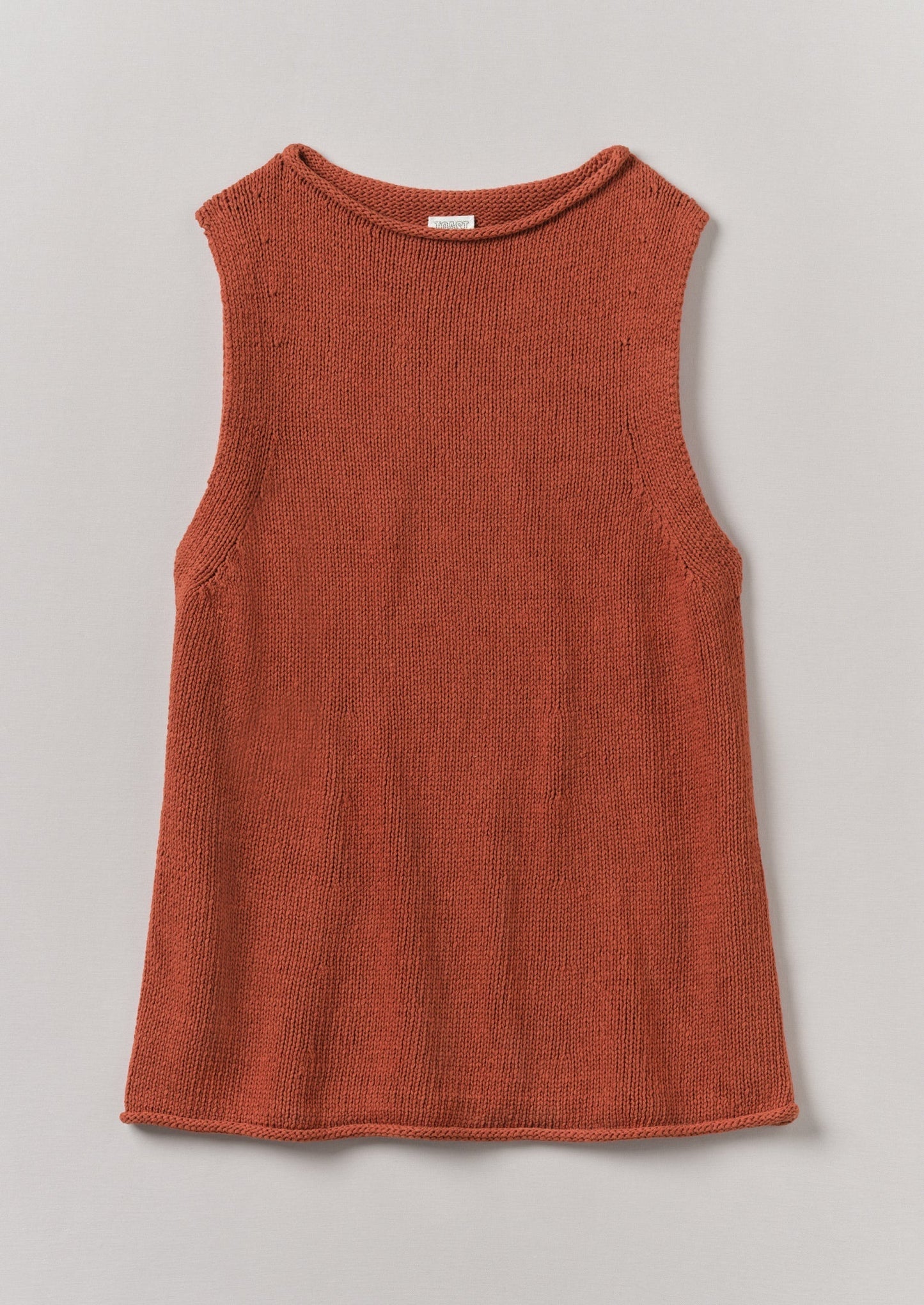 Canotta in maglia di lino e cotone | Red Fig