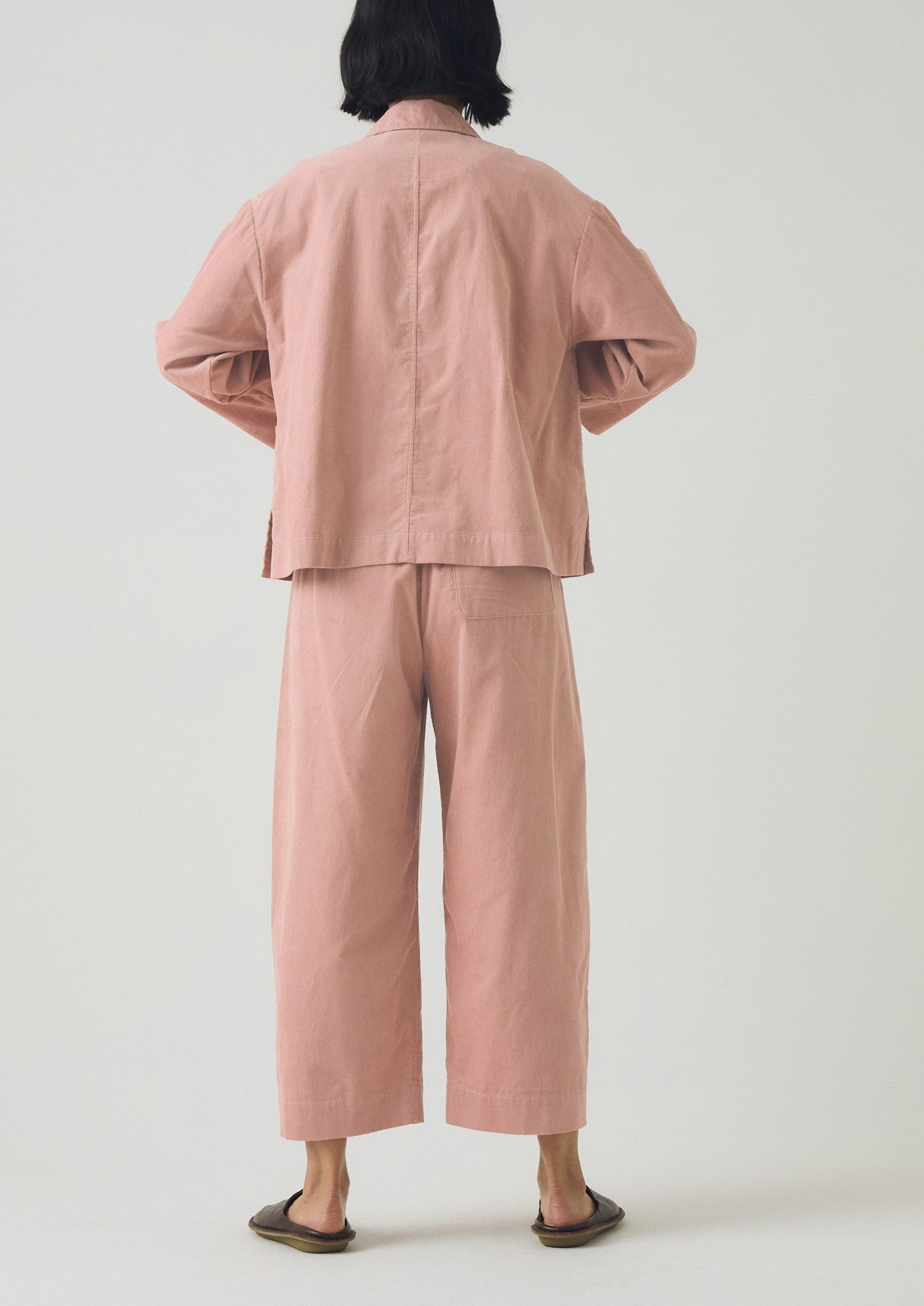 Camicia in velluto a coste biologico | Argilla rosa