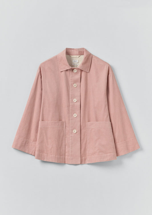 Camicia in velluto a coste biologico | Argilla rosa