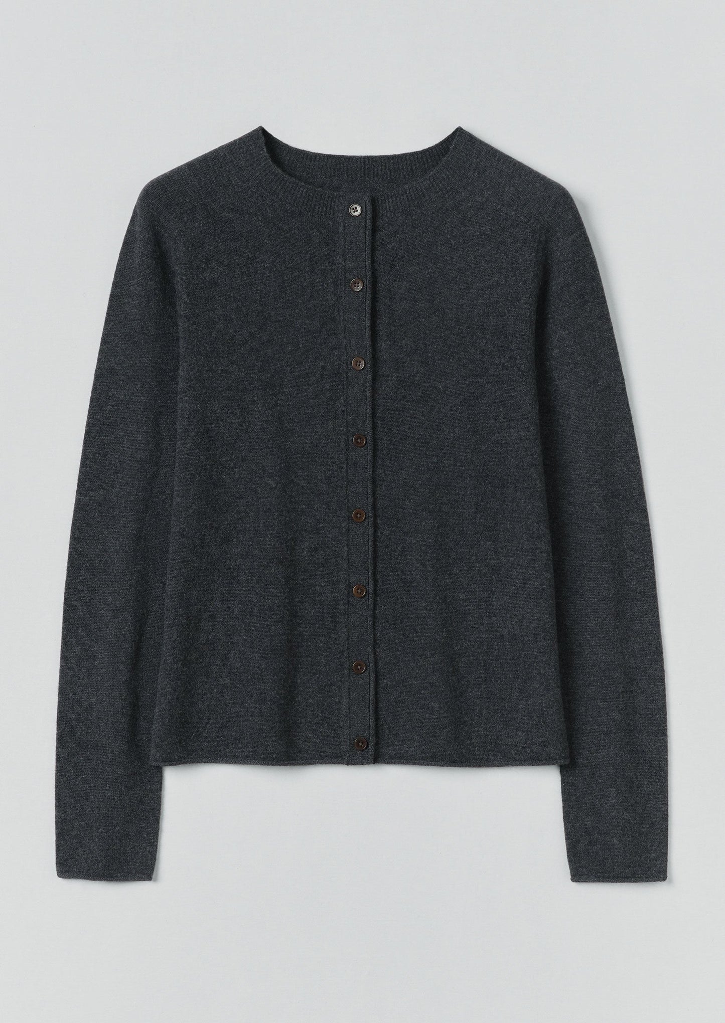 Cardigan in lana e cashmere | Antracite