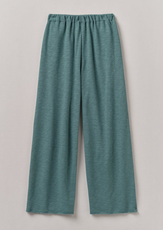 Pantaloni in jersey con retro ad anello | Giada polverosa
