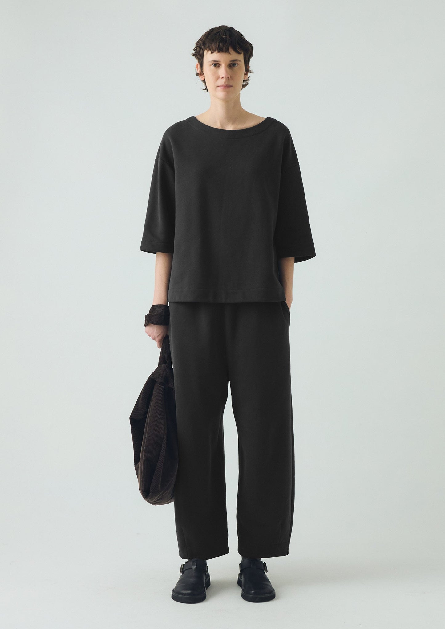 Pantaloni a gamba cilindrica in jersey | Pepe nero