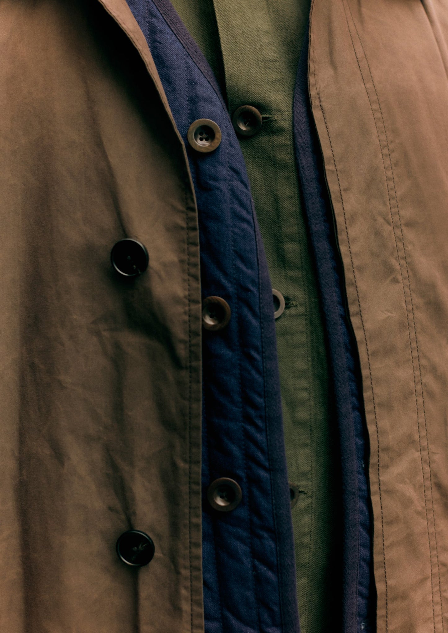 Trench in cotone cerato | Rye
