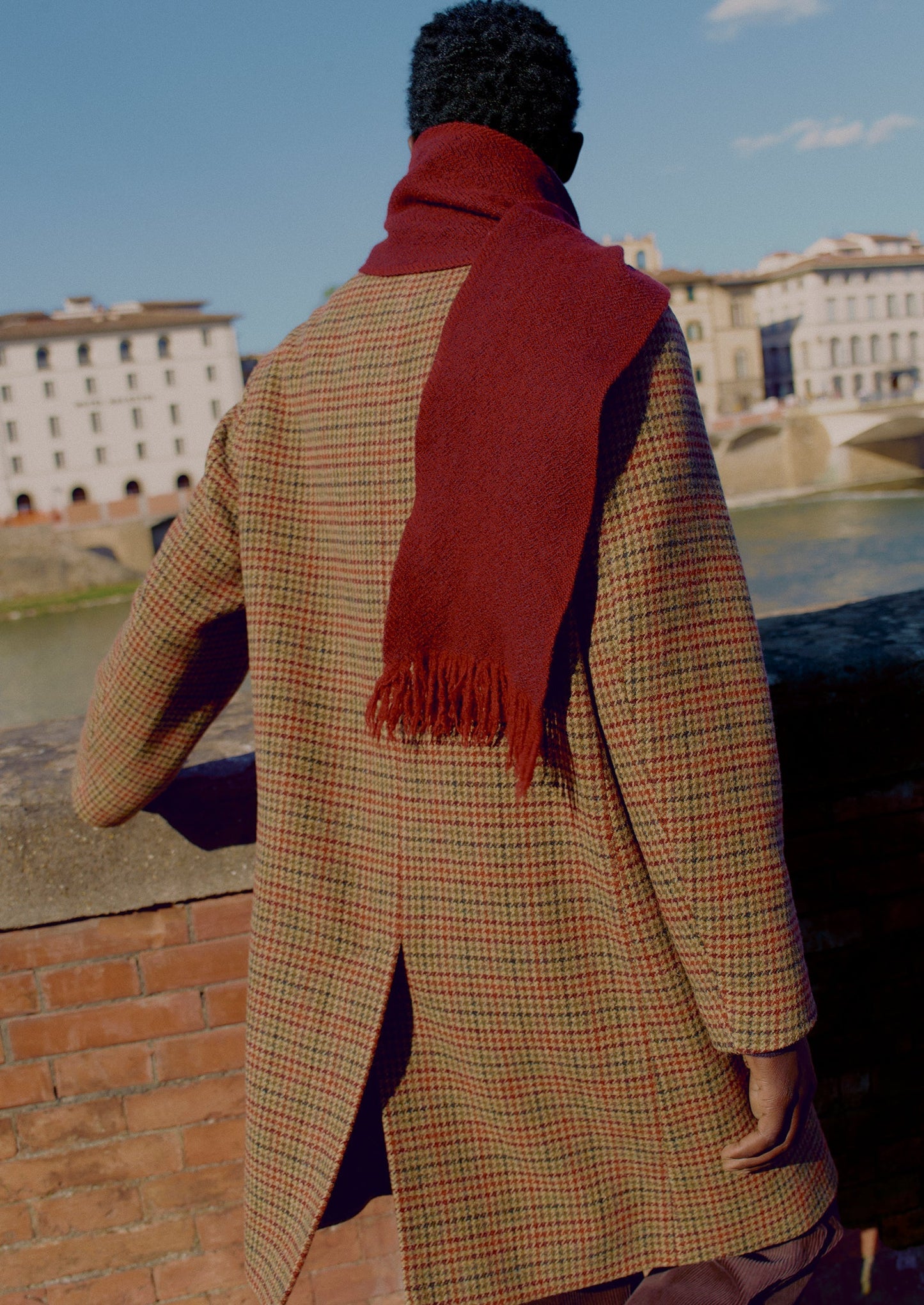 Cappotto in lana a quadri vivaci | Umber Multi