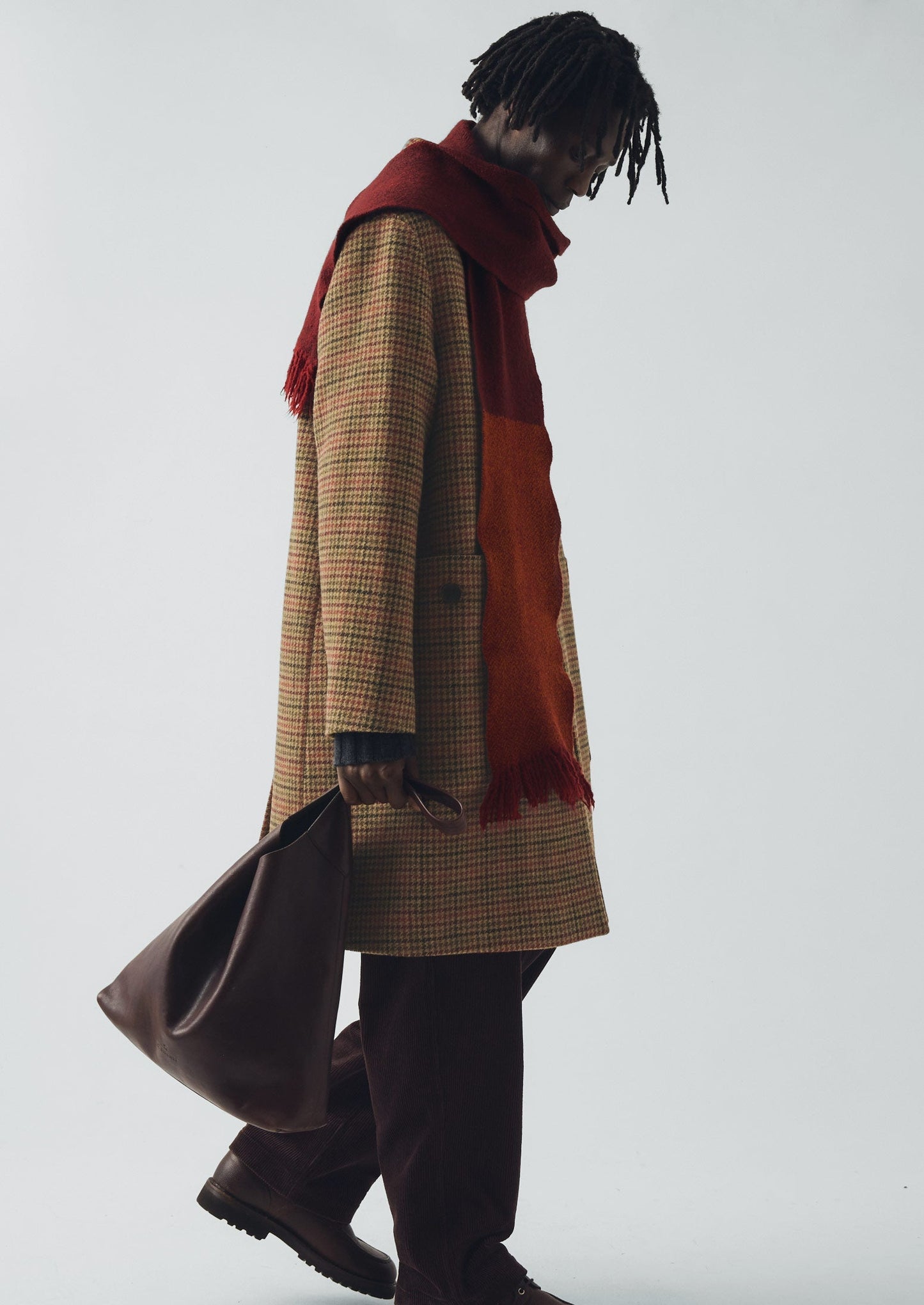 Cappotto in lana a quadri vivaci | Umber Multi