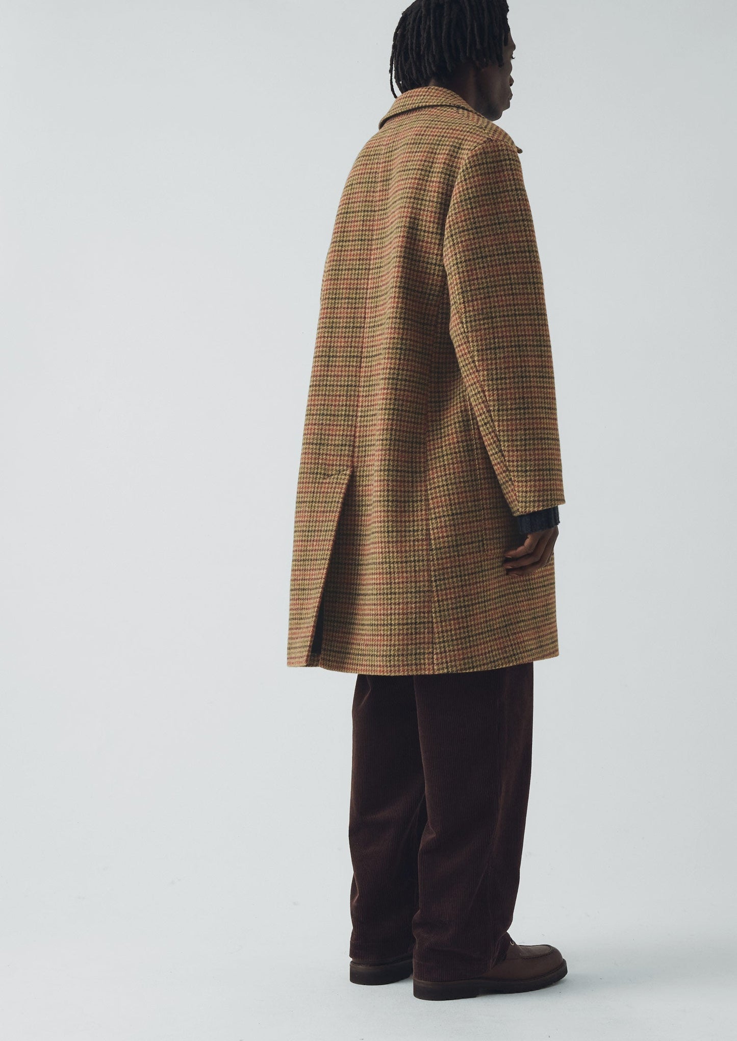 Cappotto in lana a quadri vivaci | Umber Multi