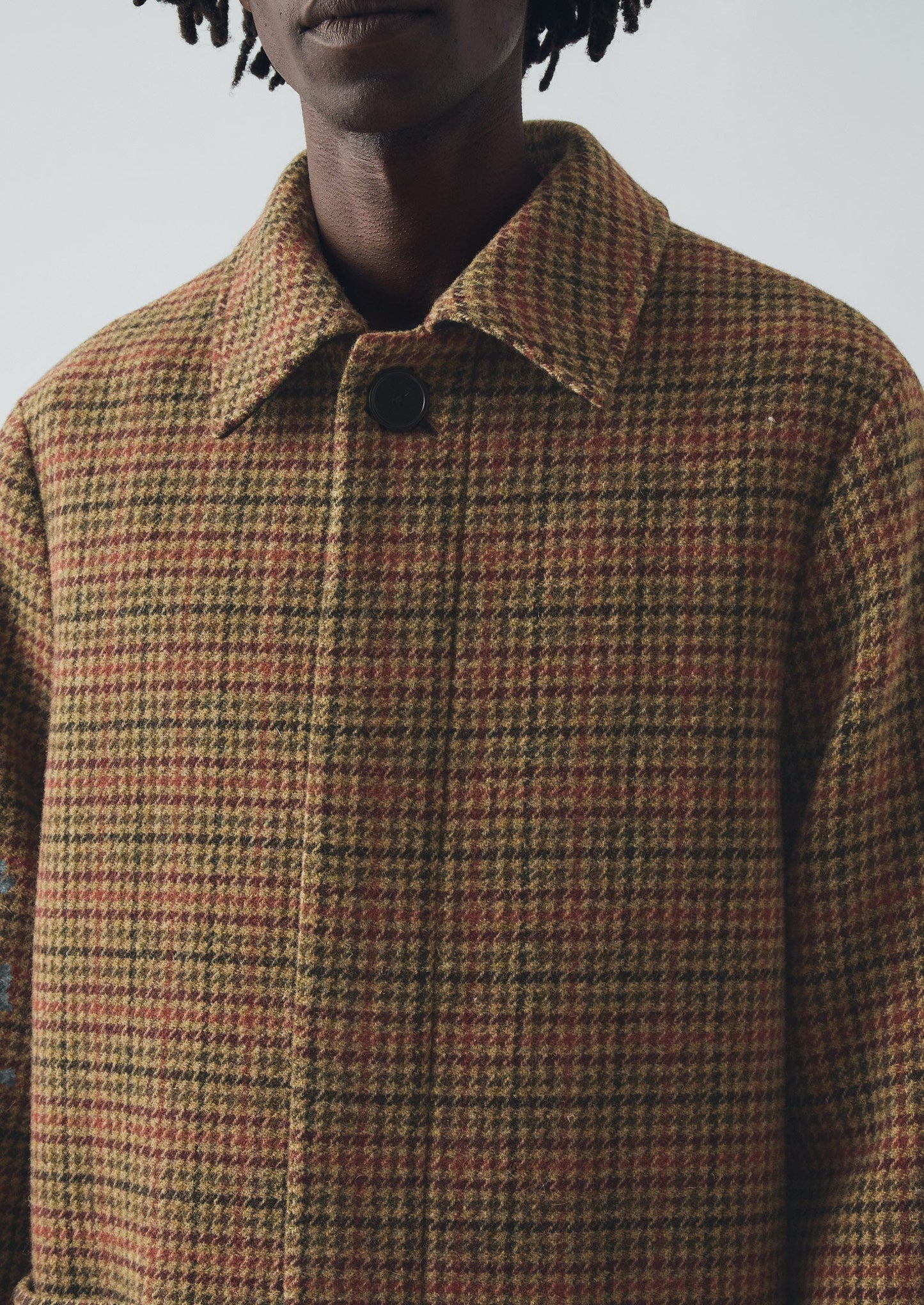 Cappotto in lana a quadri vivaci | Umber Multi