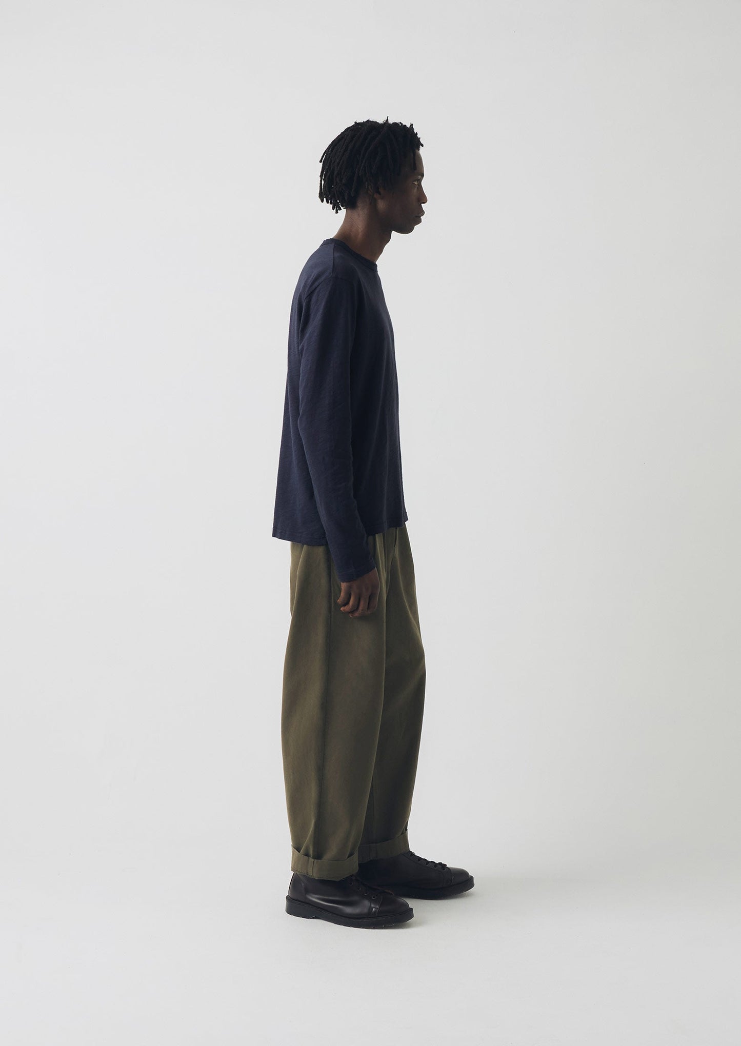 Maglietta a maniche lunghe in cotone Frank | Blu di Prussia