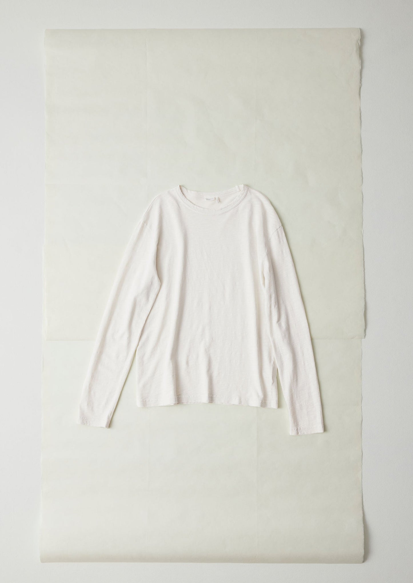 Maglietta a maniche lunghe in cotone Frank | Gesso