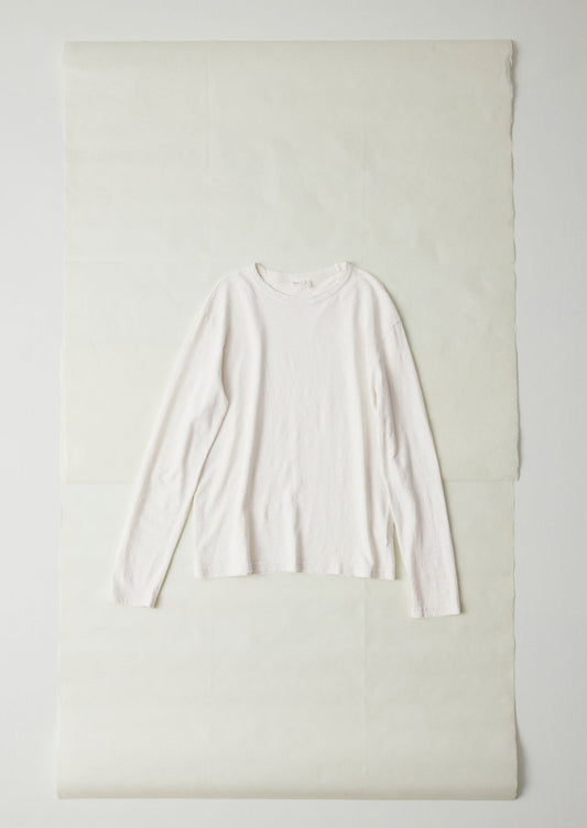 Maglietta a maniche lunghe in cotone Frank | Gesso