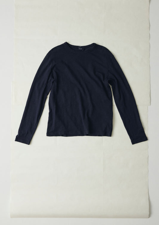 Maglietta a maniche lunghe in cotone Frank | Blu di Prussia