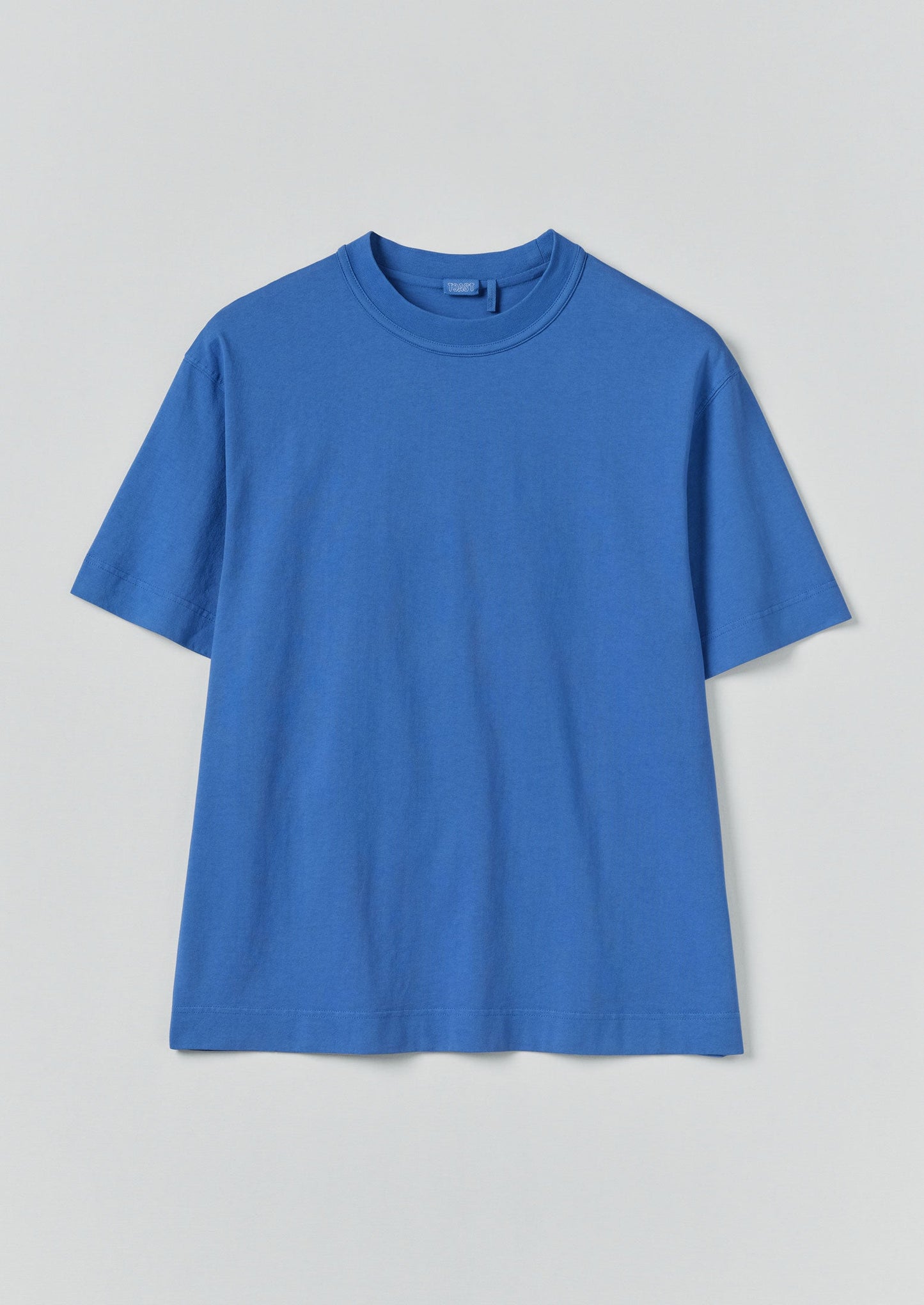Maglietta in cotone rilassata | Azzurro