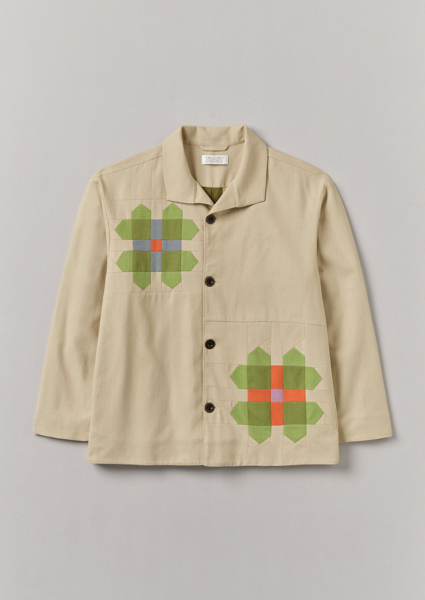 Giacca in cotone patchwork a girandola | Multicolore