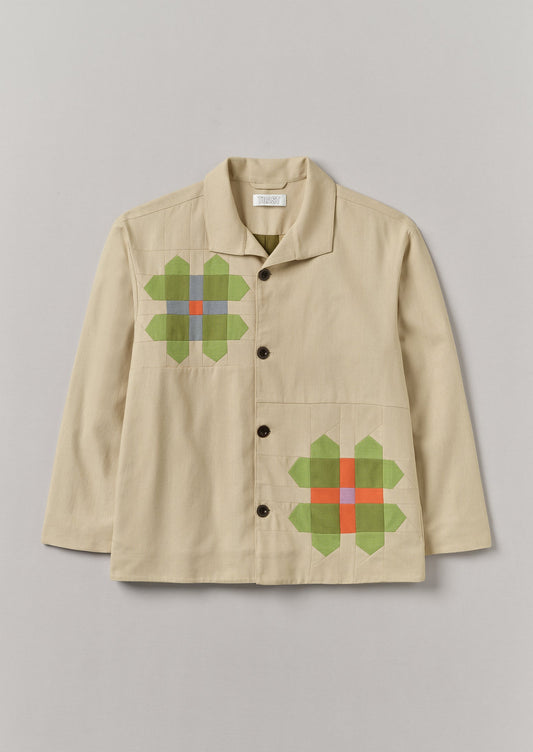Giacca in cotone patchwork a girandola | Multicolore