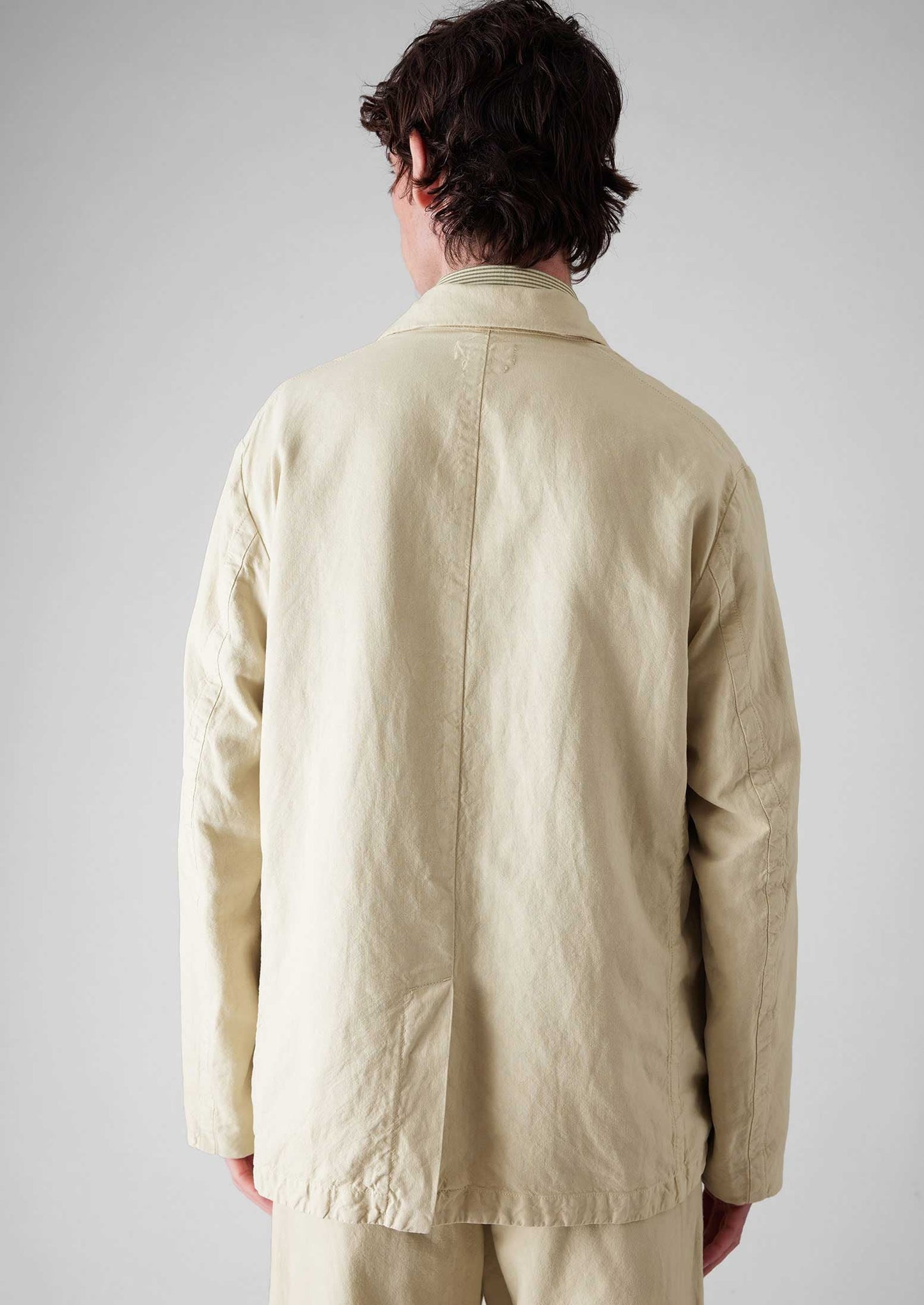 Blazer in cotone e lino High Break | Frassino