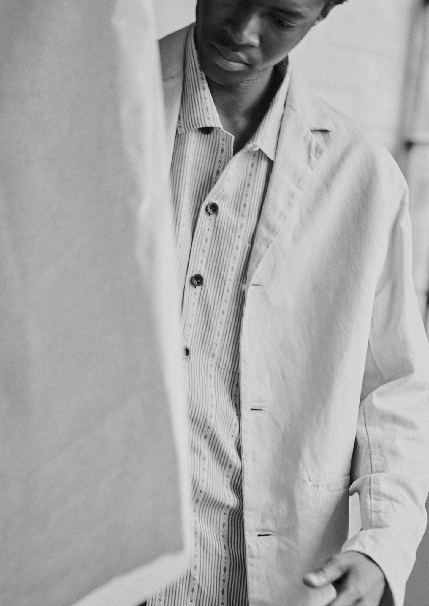 Blazer in cotone e lino High Break | Frassino