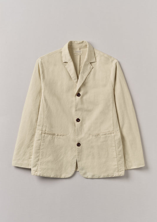 Blazer in cotone e lino High Break | Frassino