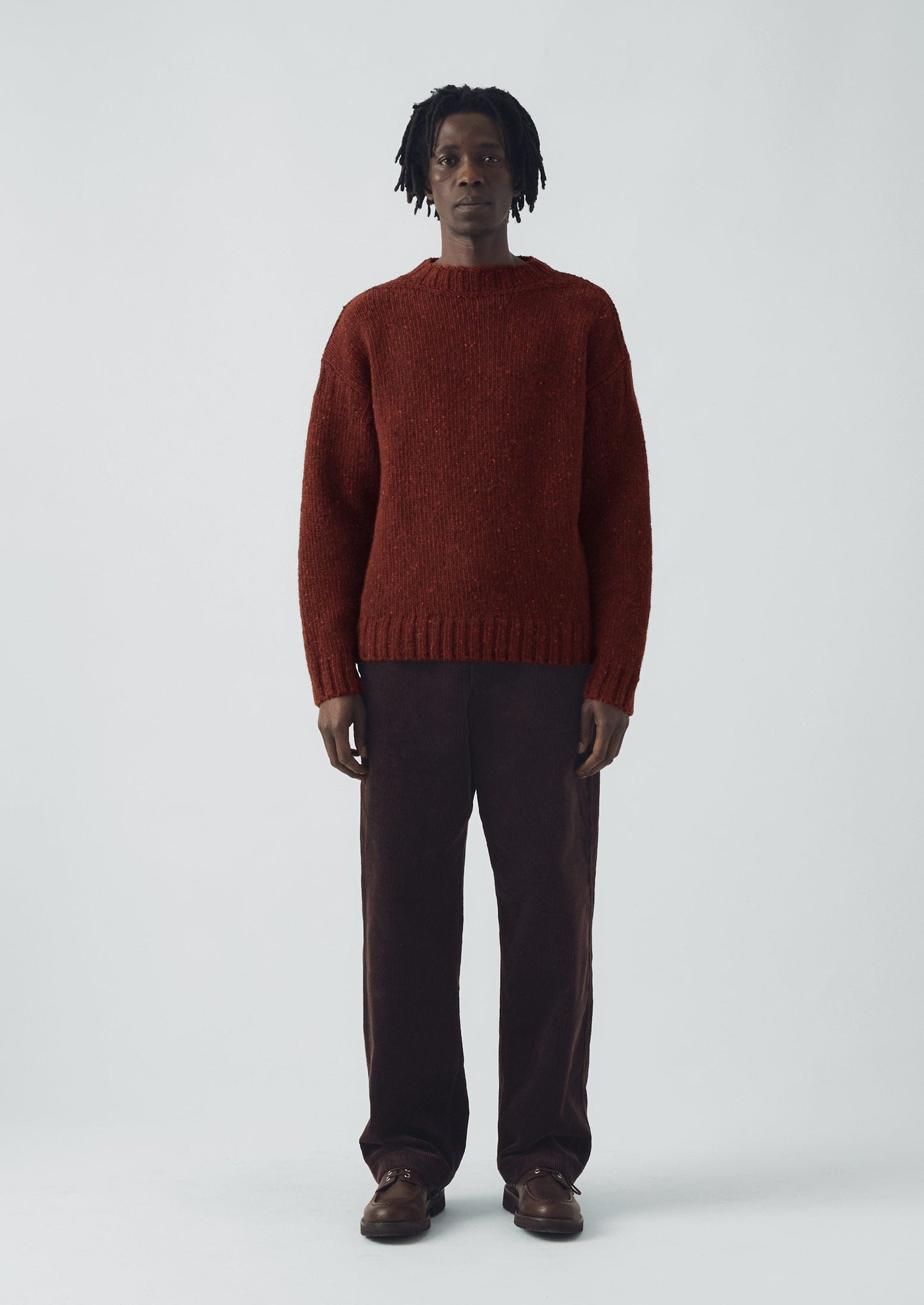 Maglione in lana Donegal di Finn | Bordeaux