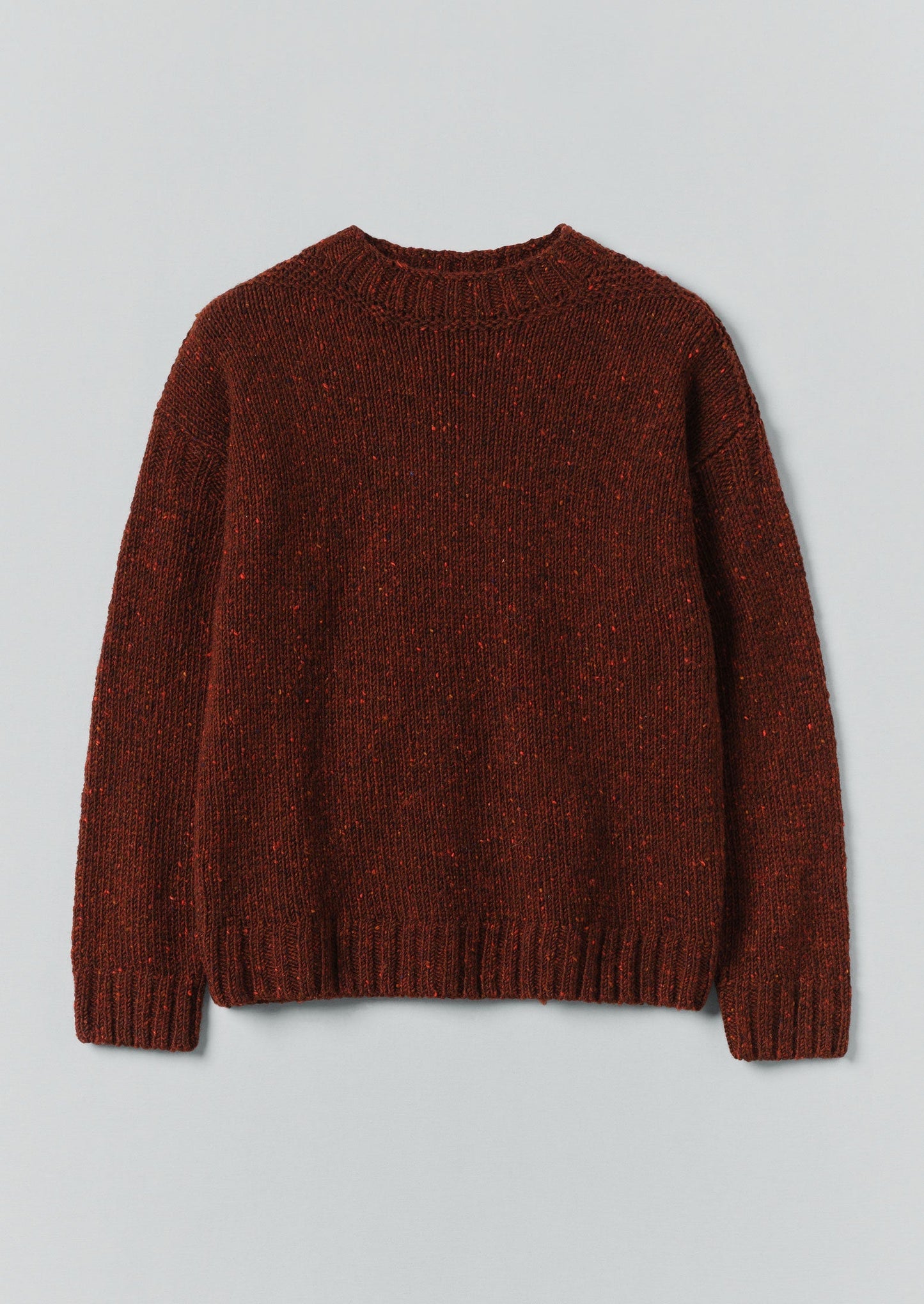 Maglione in lana Donegal di Finn | Bordeaux