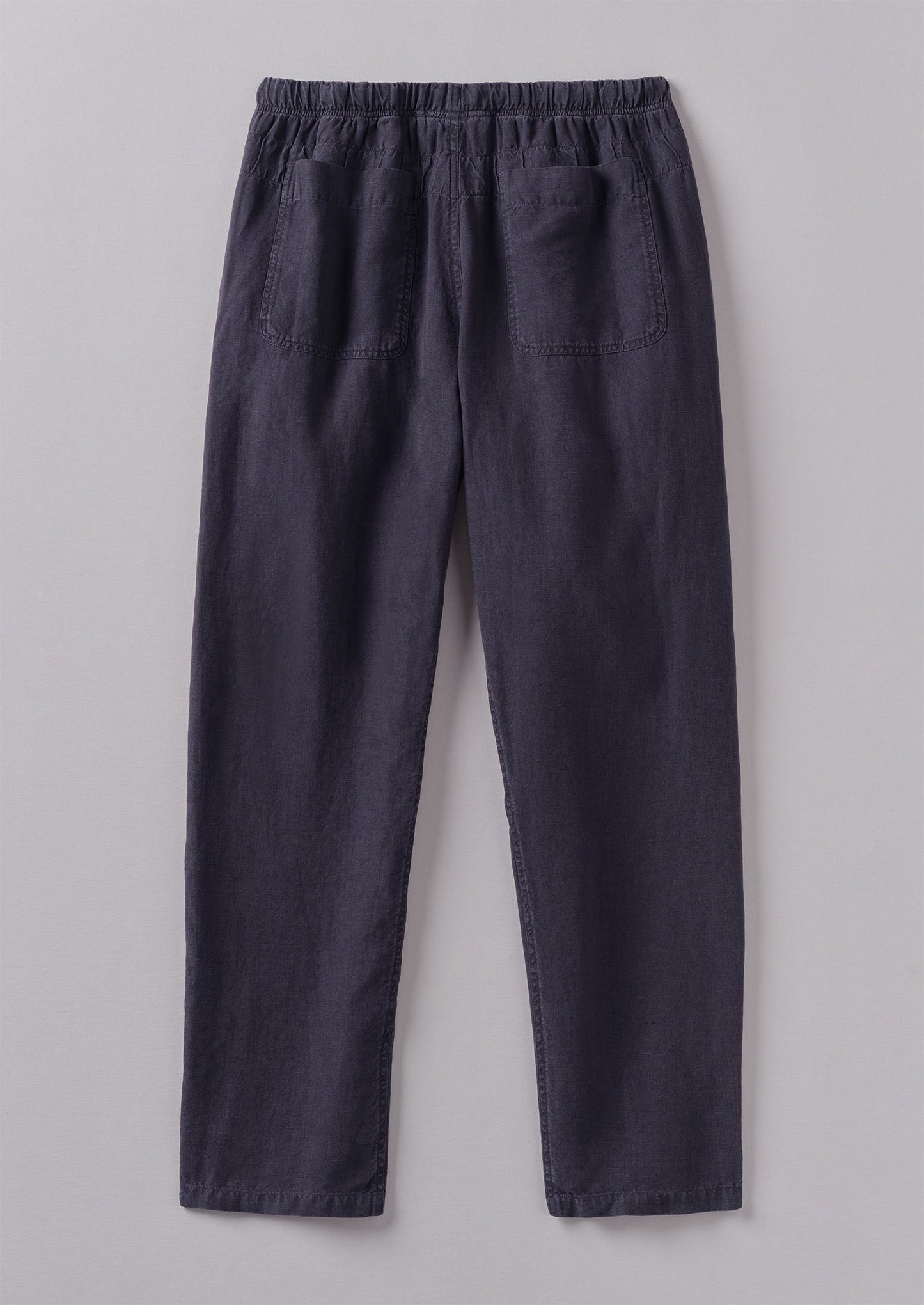 Pantaloni in lino tinto in capo Alfie | Ardesia