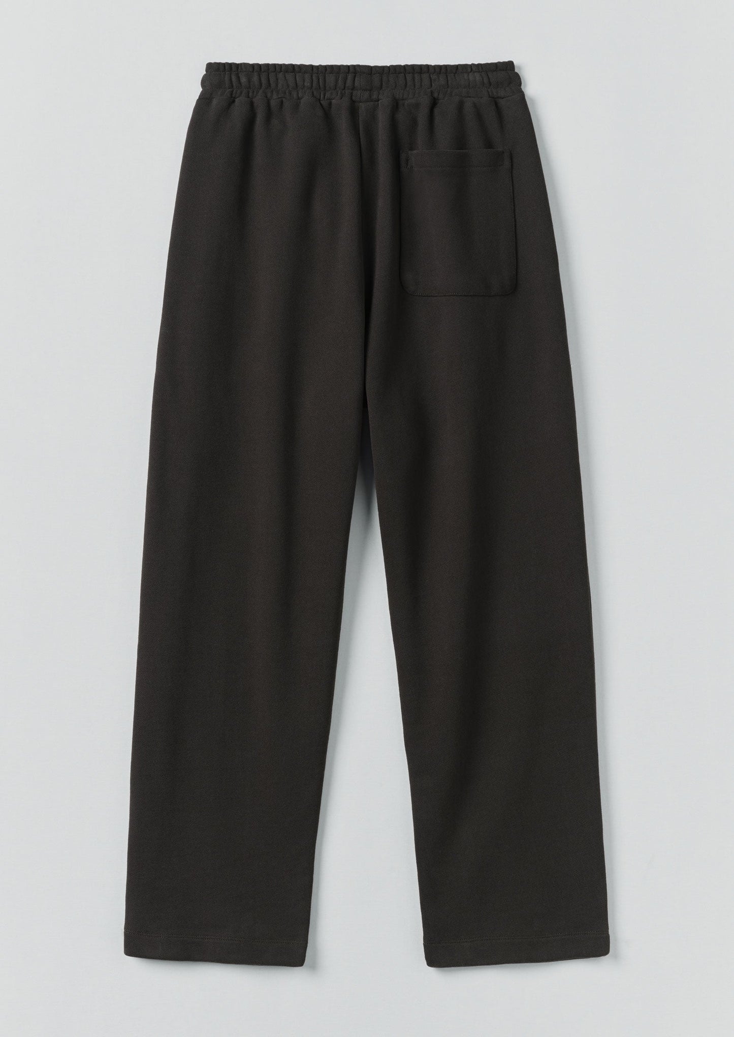 Pantaloni plissettati in jersey Loopback | Pepe nero