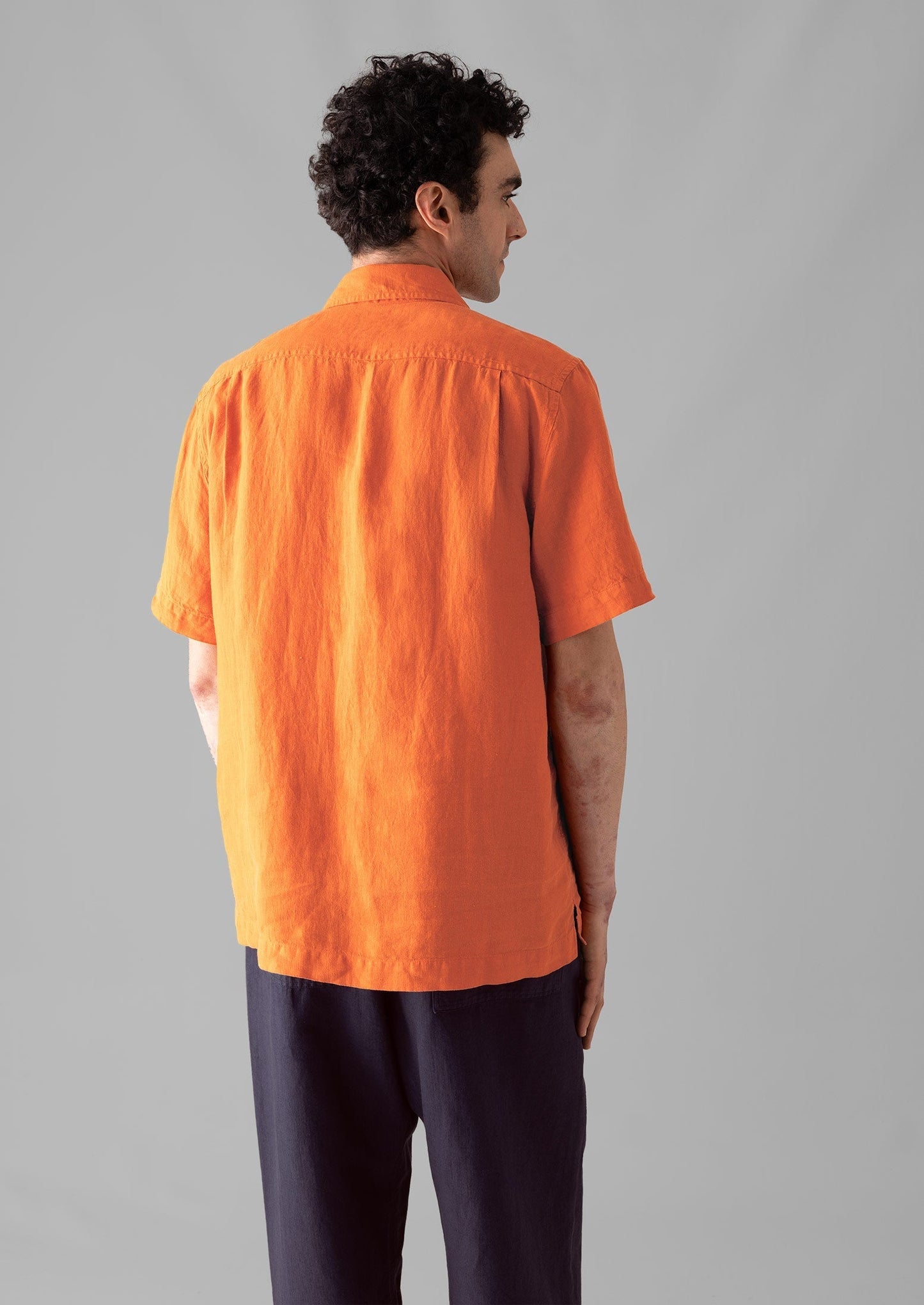Camicia a maniche corte in lino | Clementine