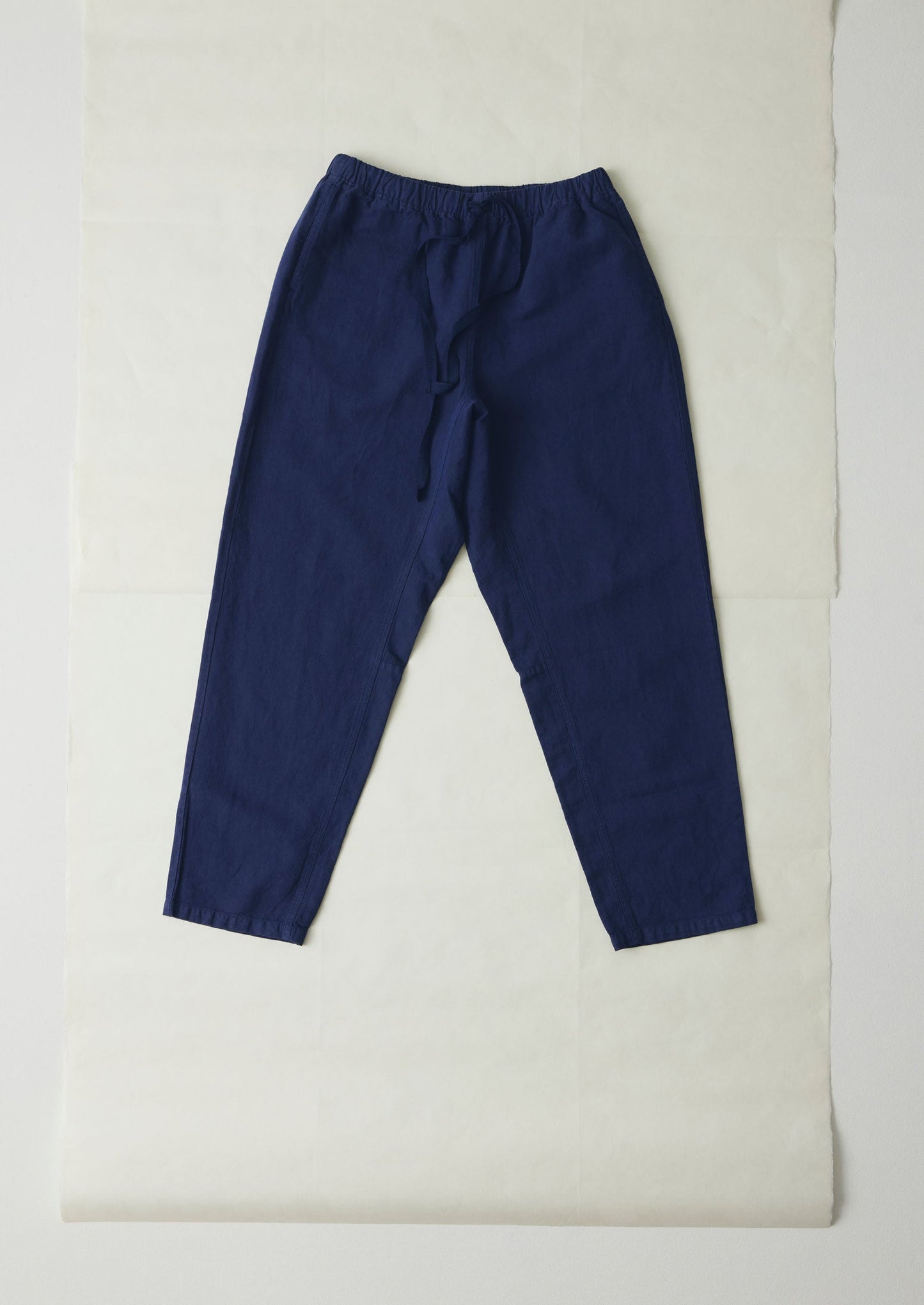 Pantaloni Alfie Garment Dyed Herringbone | Indaco scuro