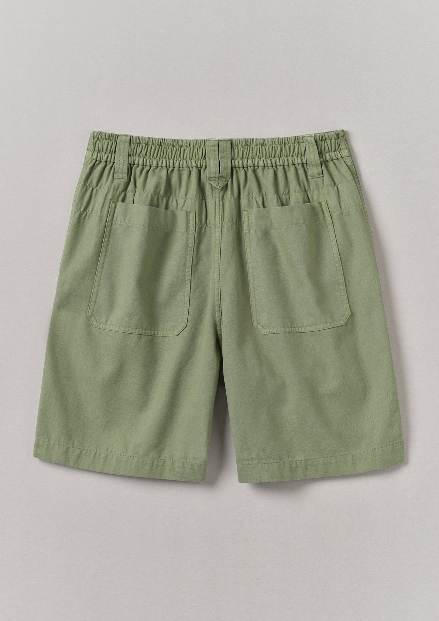 Pantaloncini in tela di cotone | Salvia chiara