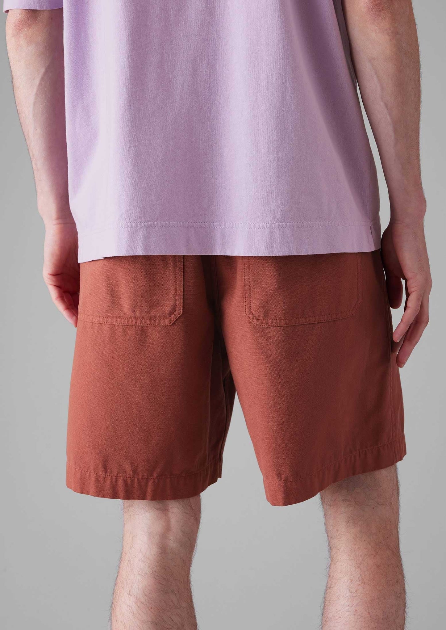 Pantaloncini in tela di cotone | Terracotta