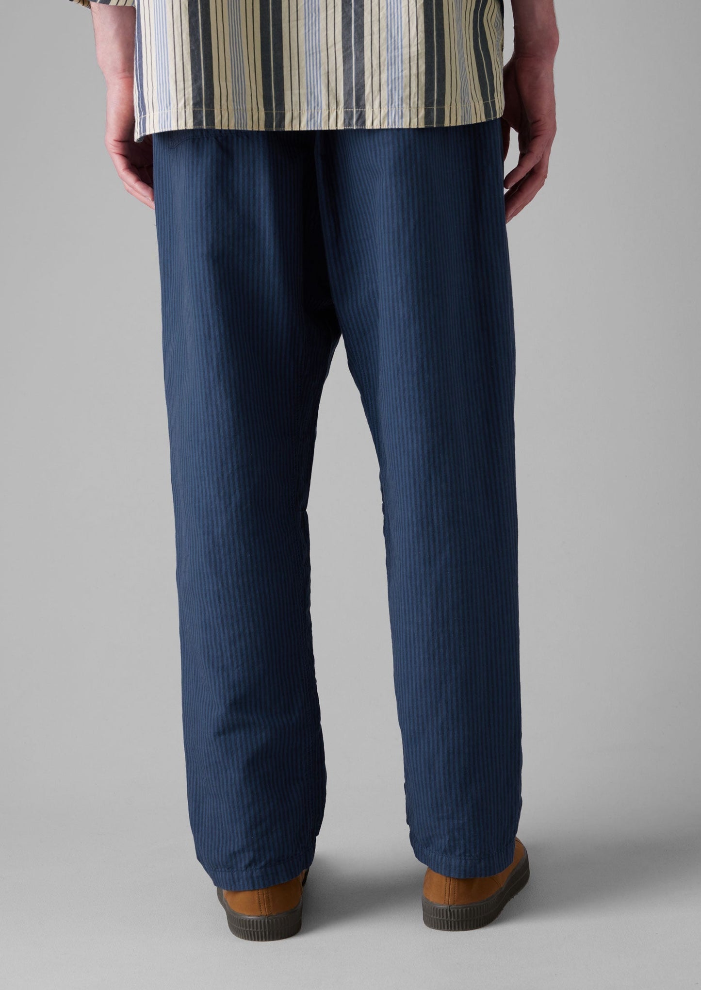 Pantaloni a righe sovratinte Alfie | Engineer Blue