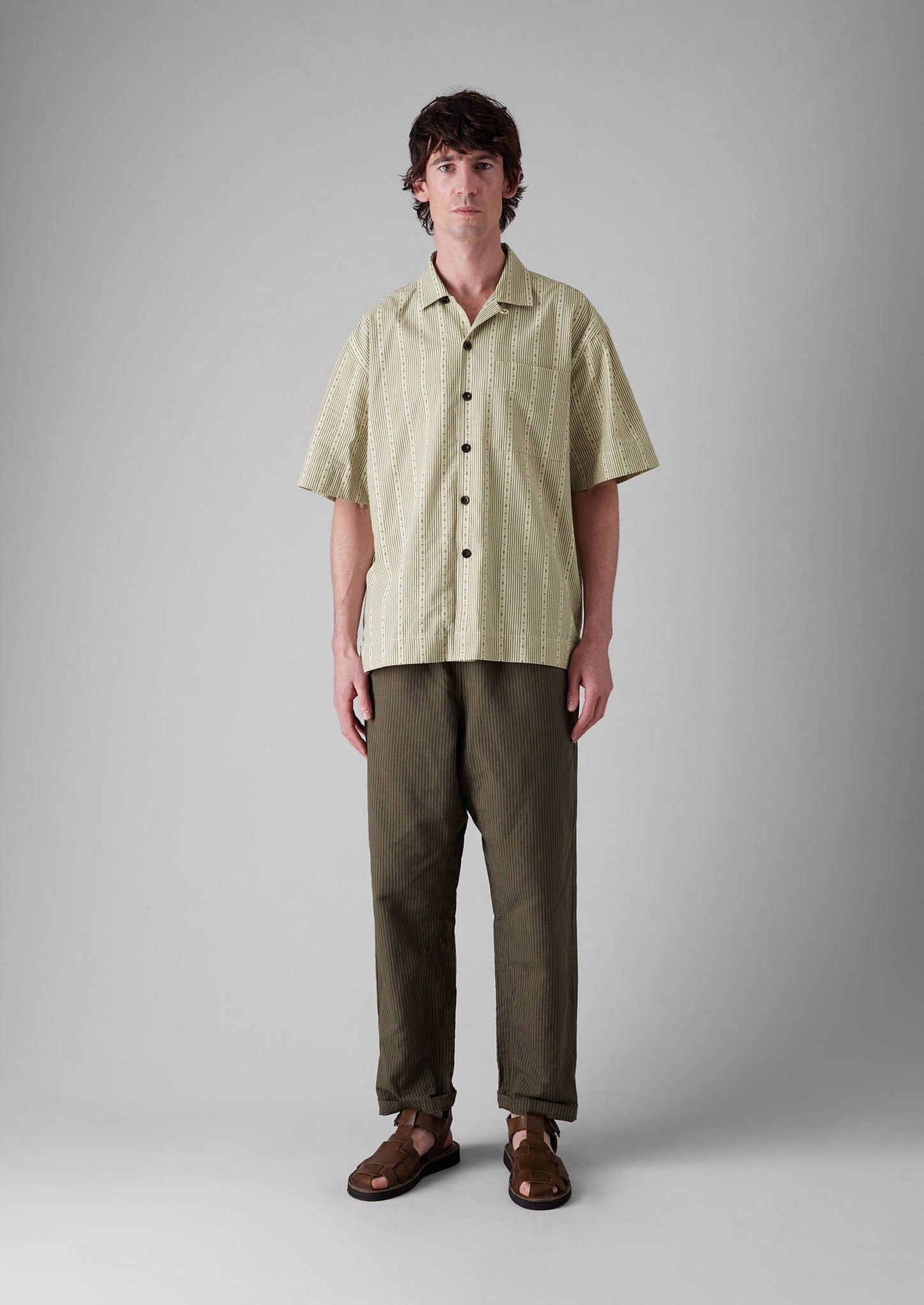 Pantaloni a righe sovratinte Alfie | Fulvo