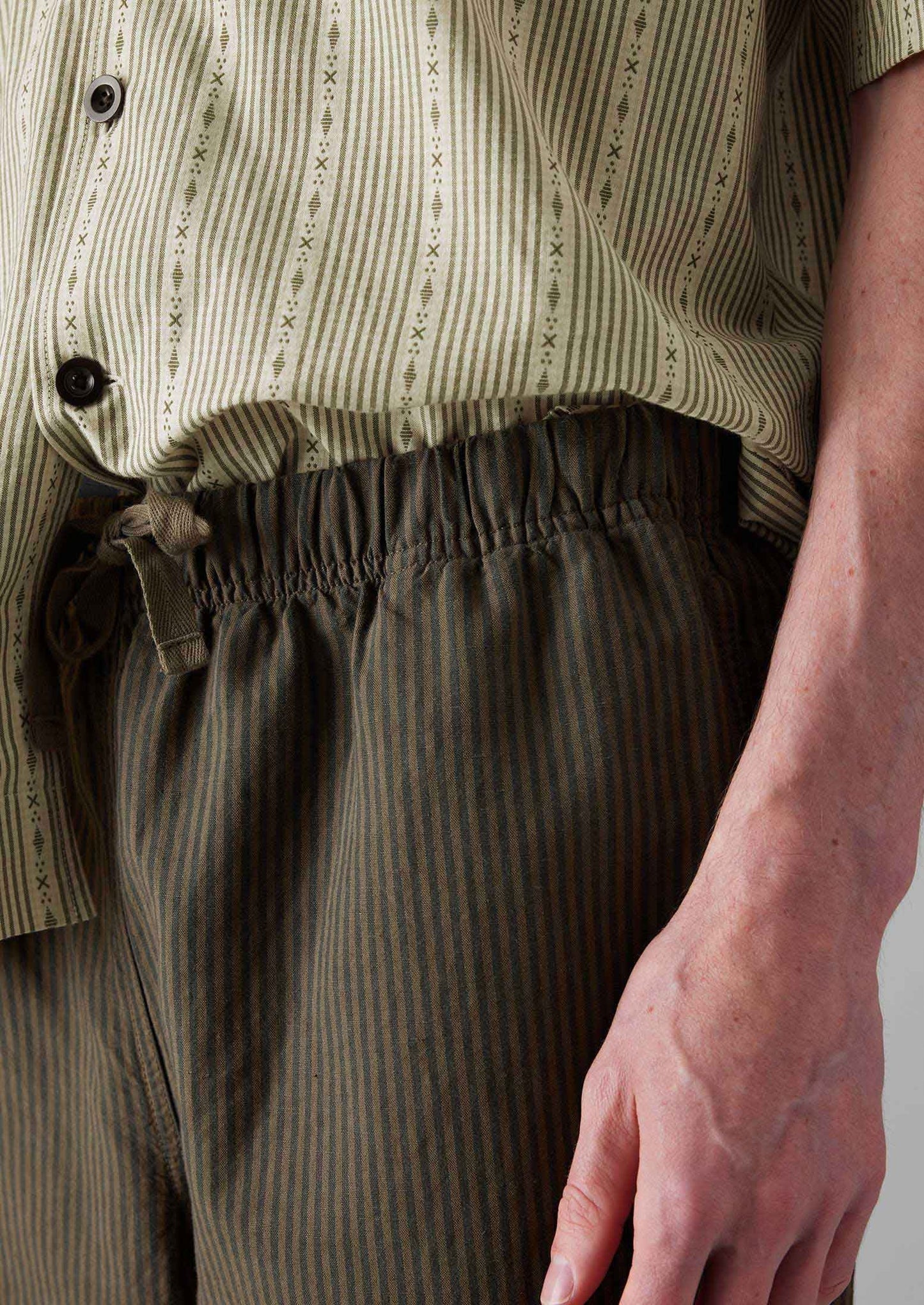 Pantaloni a righe sovratinte Alfie | Fulvo