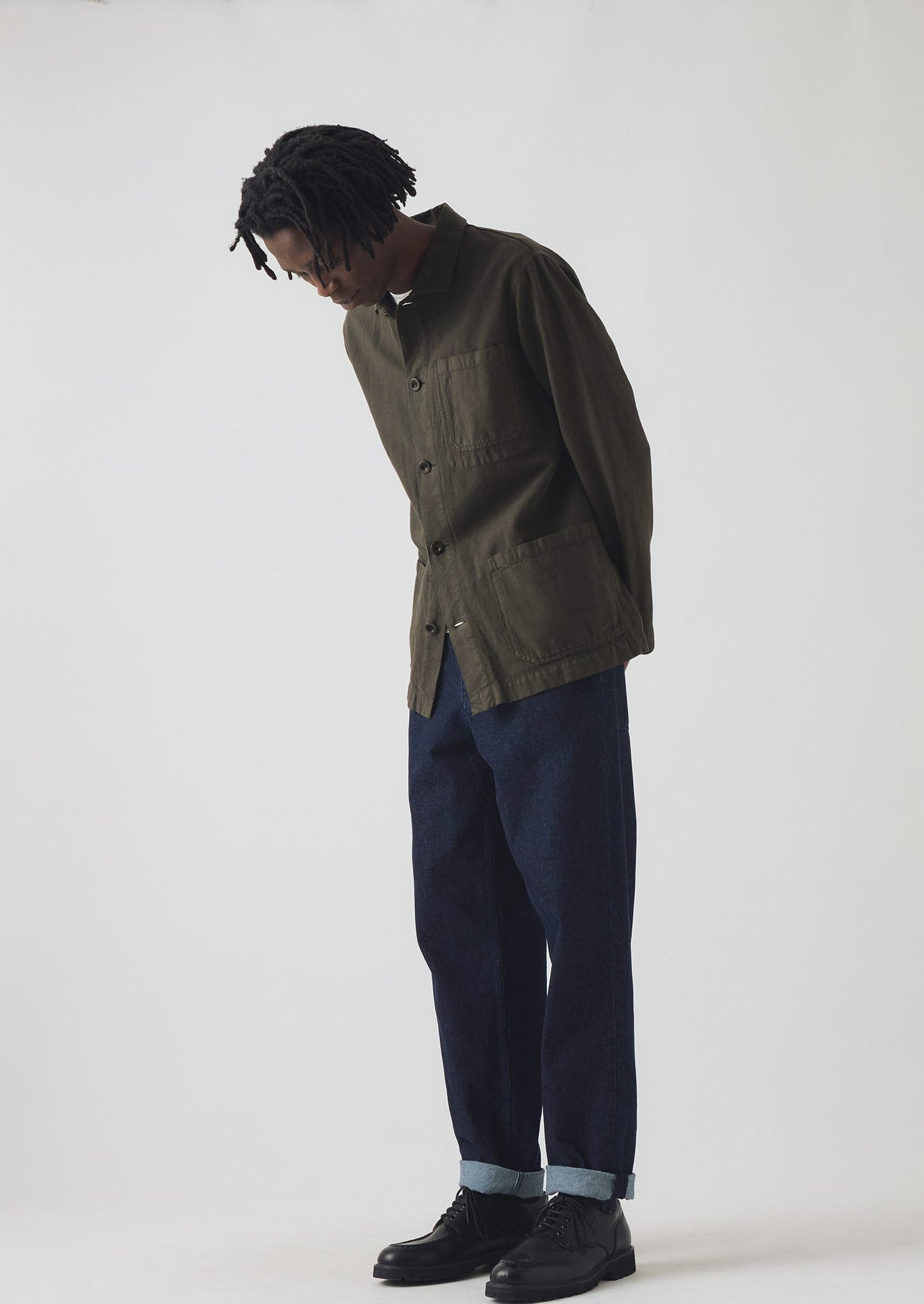 Pantaloni affusolati in denim Norv | Indaco scuro