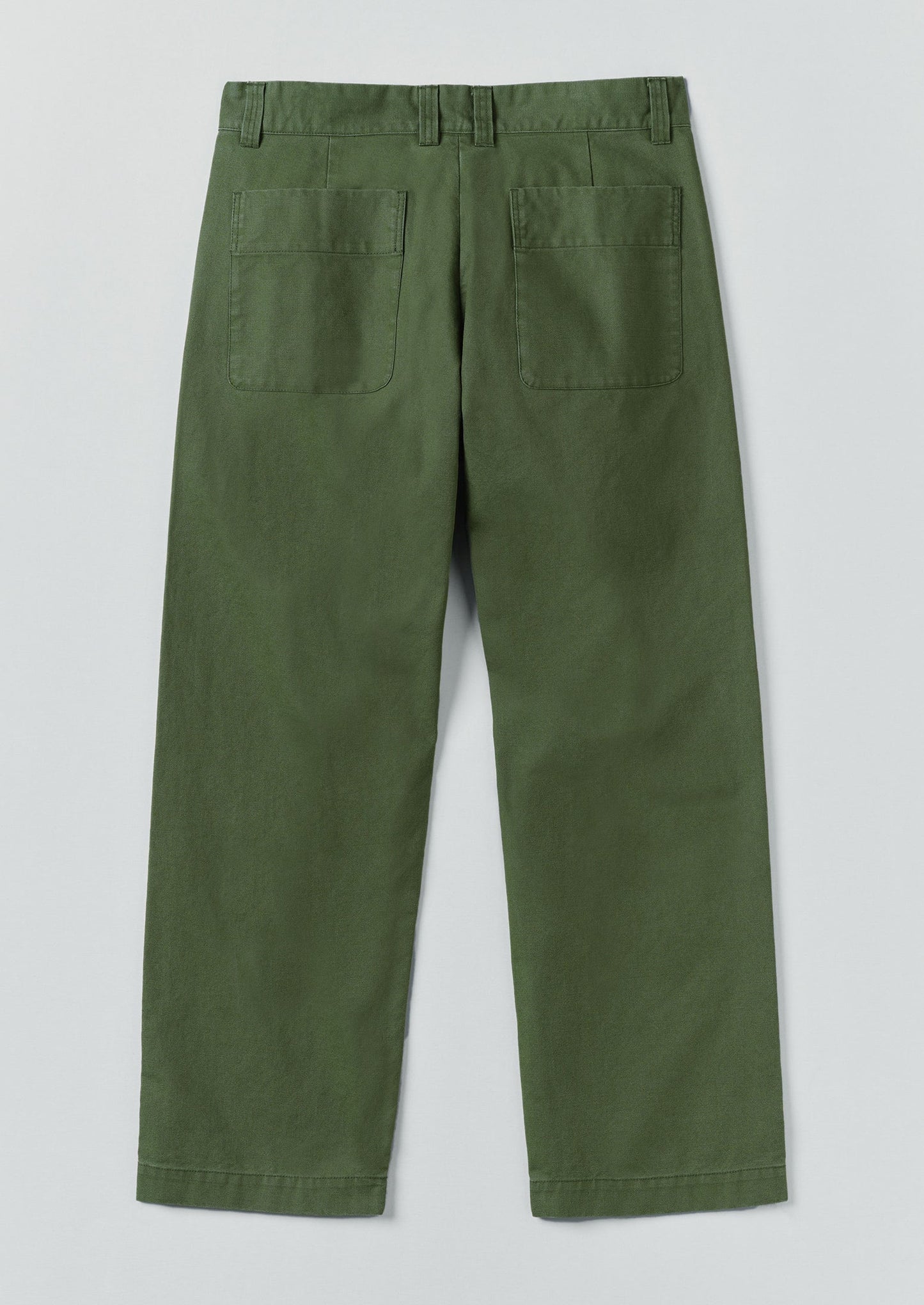 Pantaloni in tela di cotone Rory | Verde balsamo