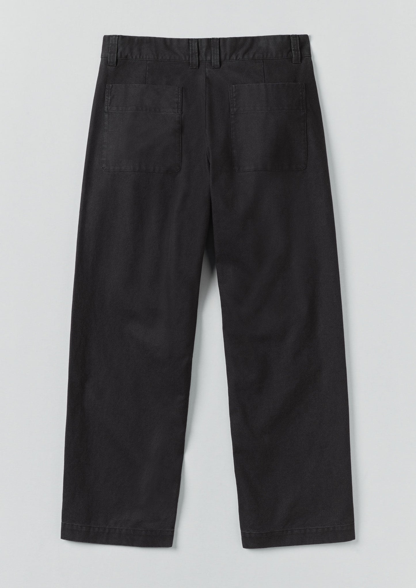 Pantaloni in tela di cotone Rory | Ardesia