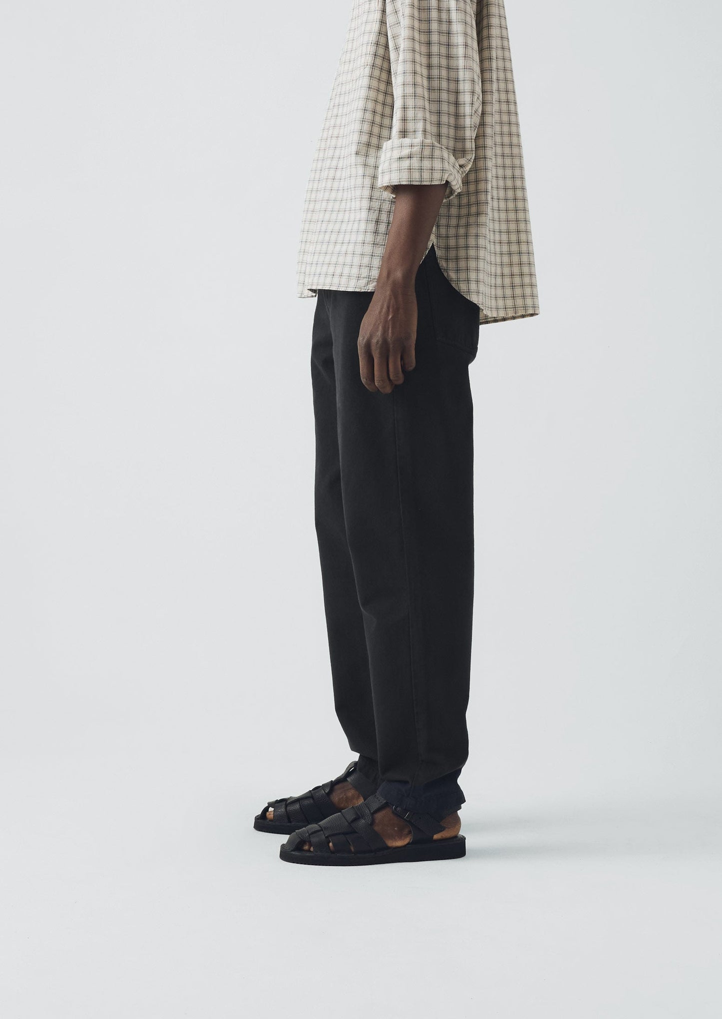 Pantaloni affusolati Norv Garment Dyed | Antracite