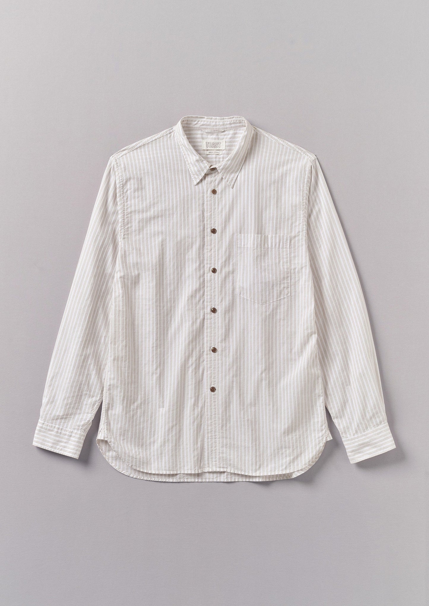 Camicia a righe jacquard | Shale Stone