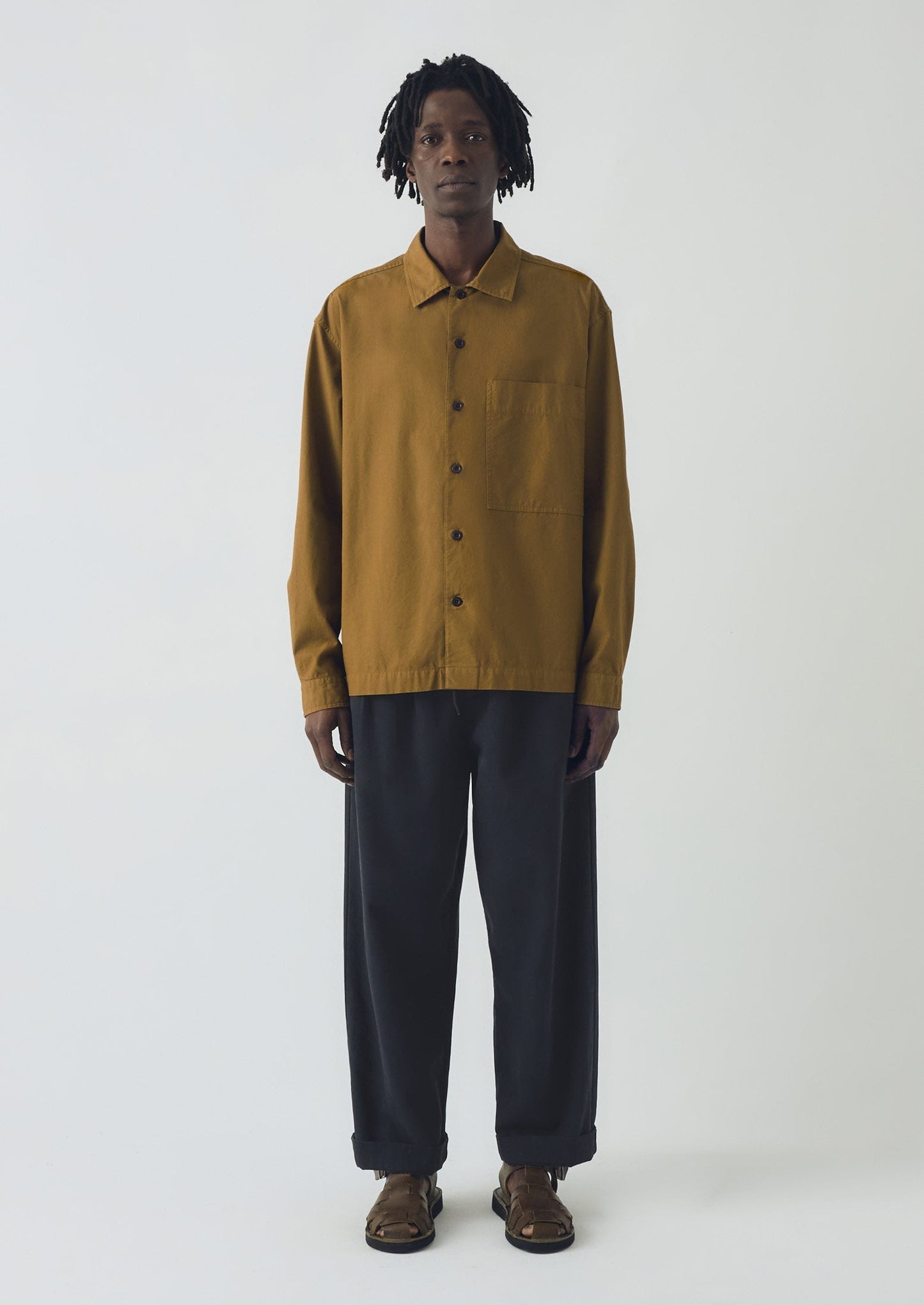Camicia Oxford tinta in capo | Oro antico