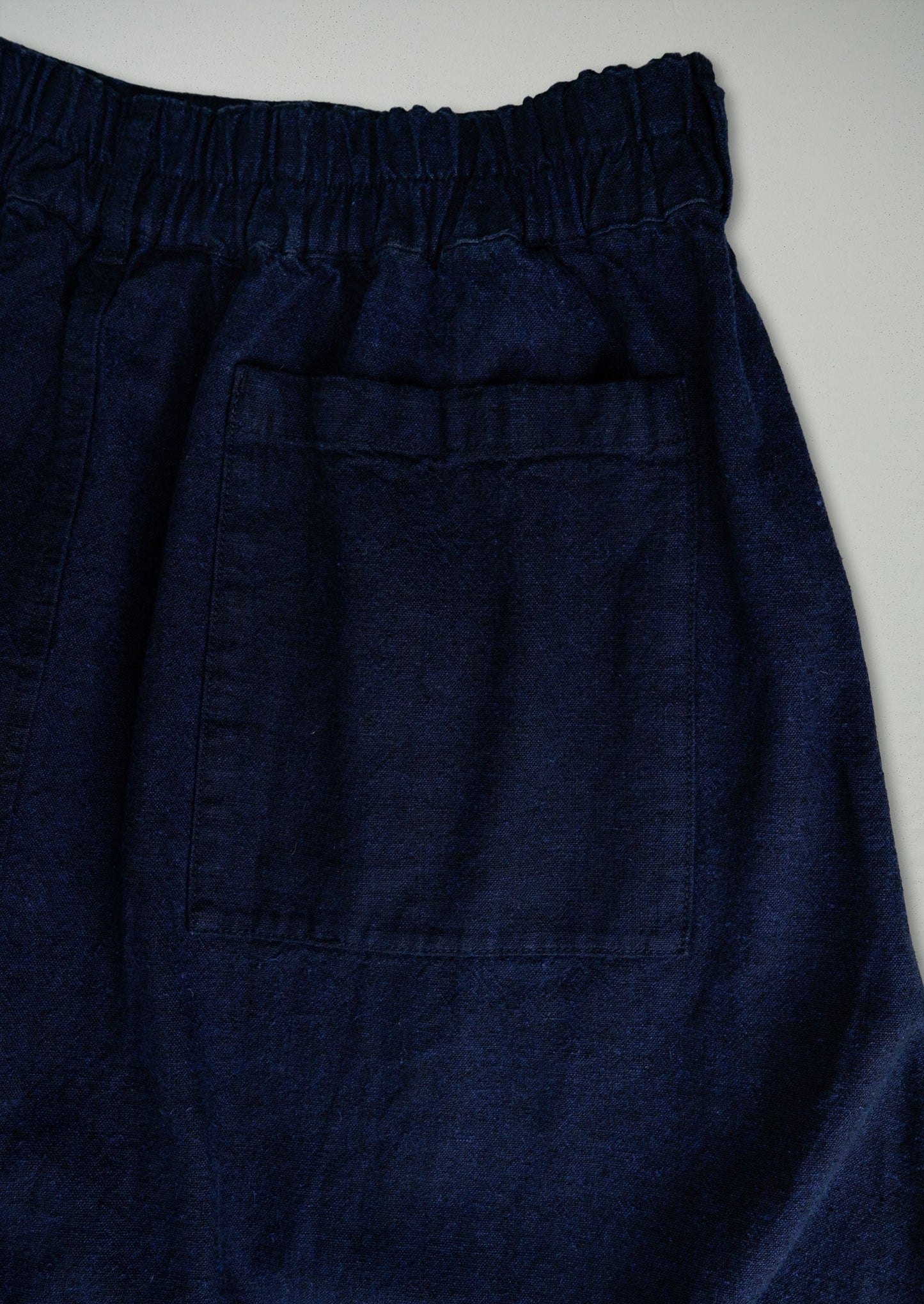 Gonna in cotone e canapa Mariner rinnovata taglia 18 (008) | Blu chambray scuro