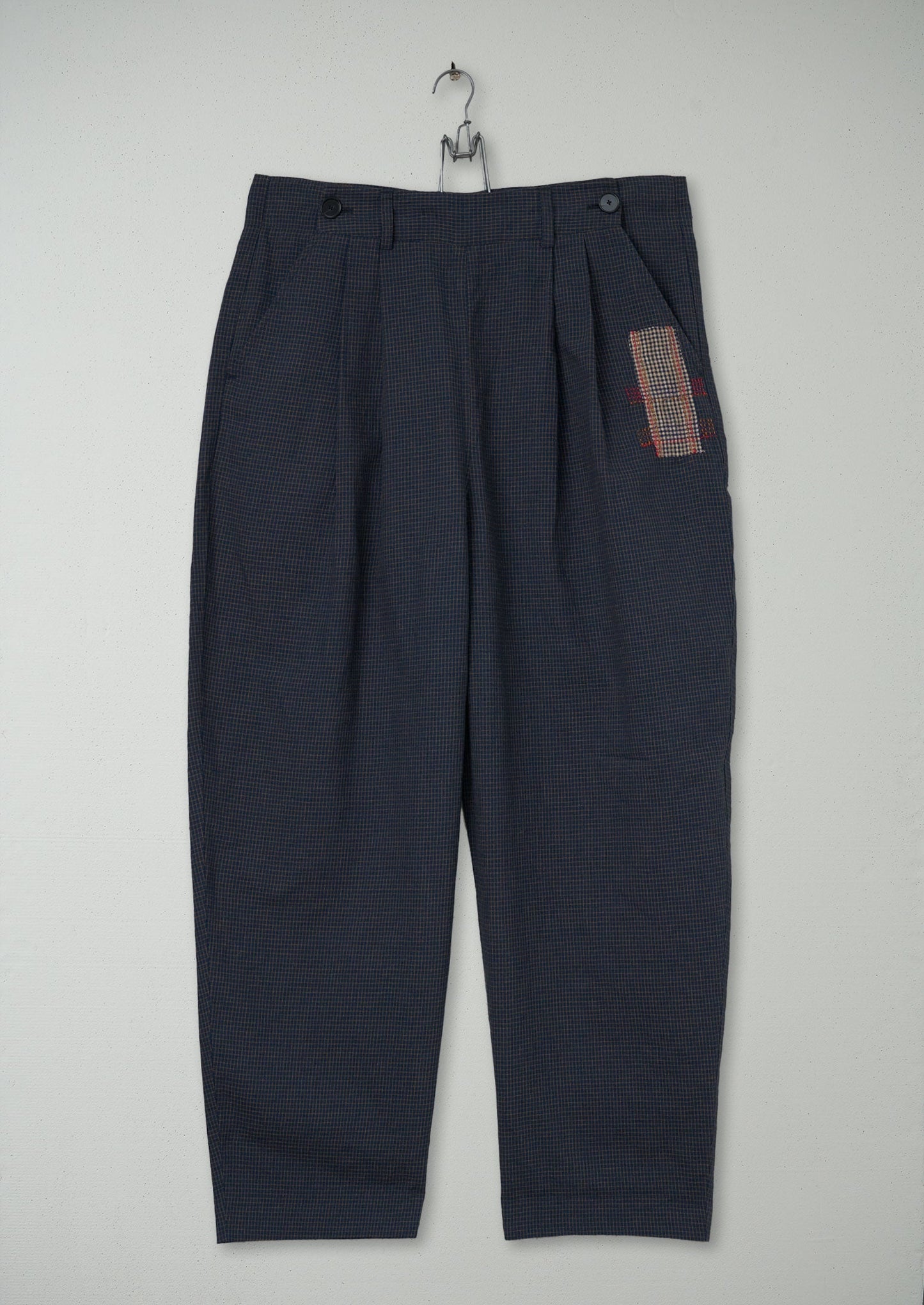 Pantaloni Mariner Grid Check rinnovati taglia 14 (51) | Mare del Nord