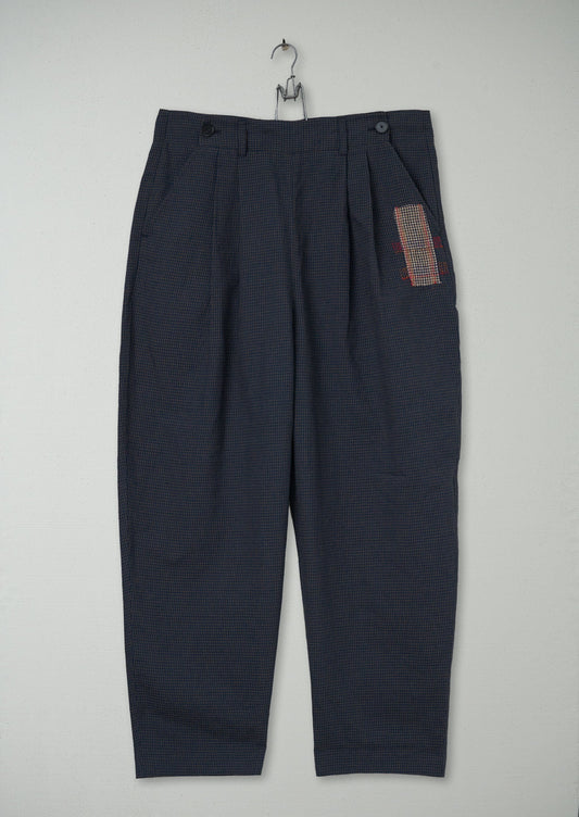Pantaloni Mariner Grid Check rinnovati taglia 14 (51) | Mare del Nord