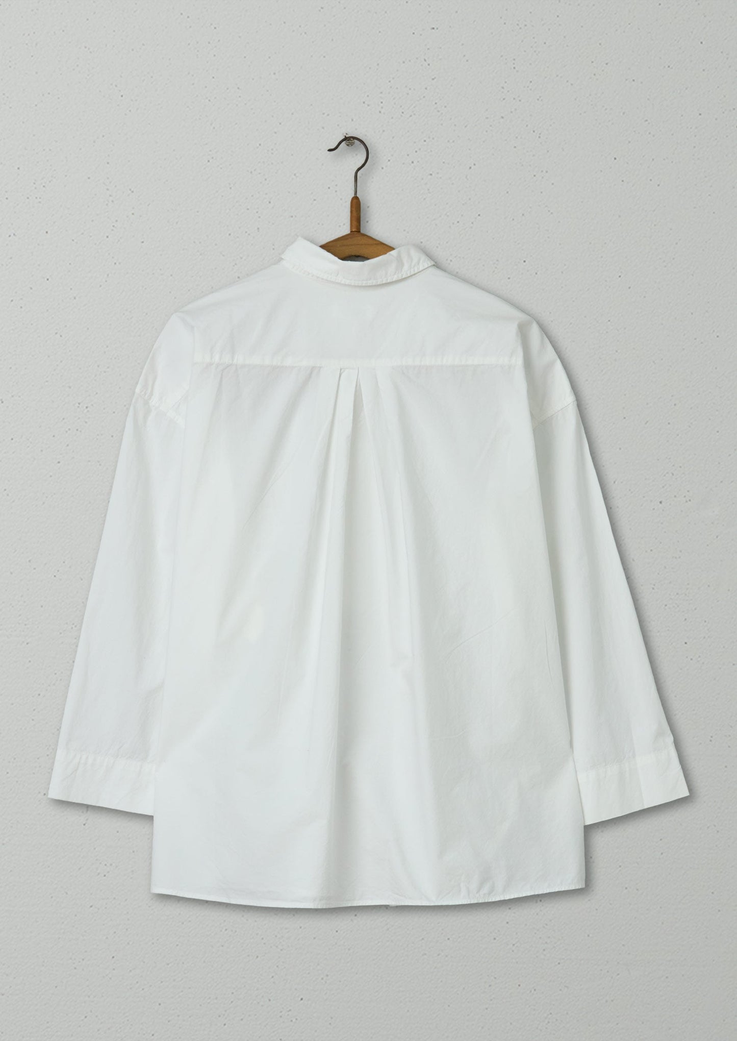 Camicia oversize riutilizzata taglia M (520) | Bianca