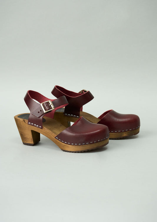 Zoccoli con tacco Reworn Kitty Clogs taglia 41 (326) | Granato