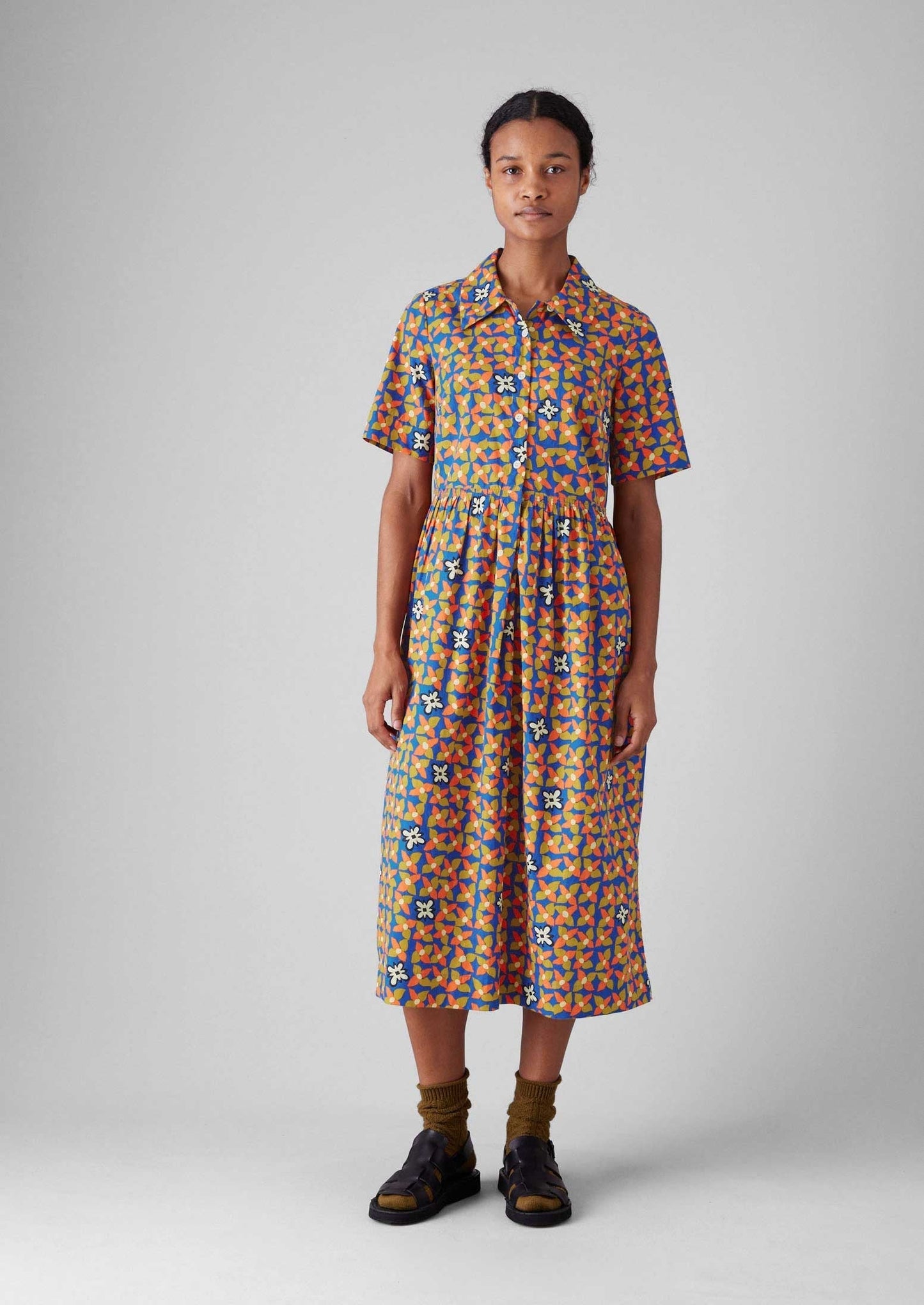 Abito camicia in cotone Selma | Bluebird