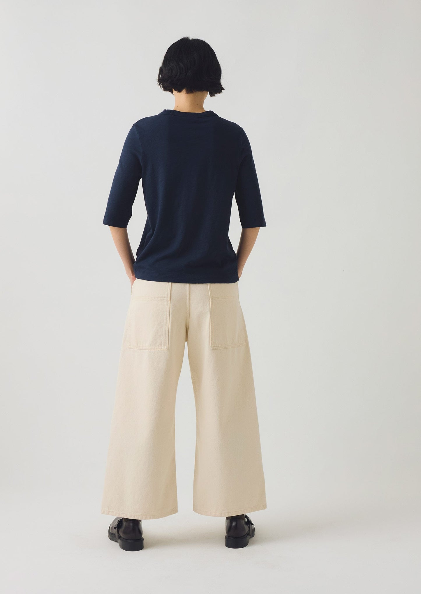 Maglietta in cotone Cleo | Indaco