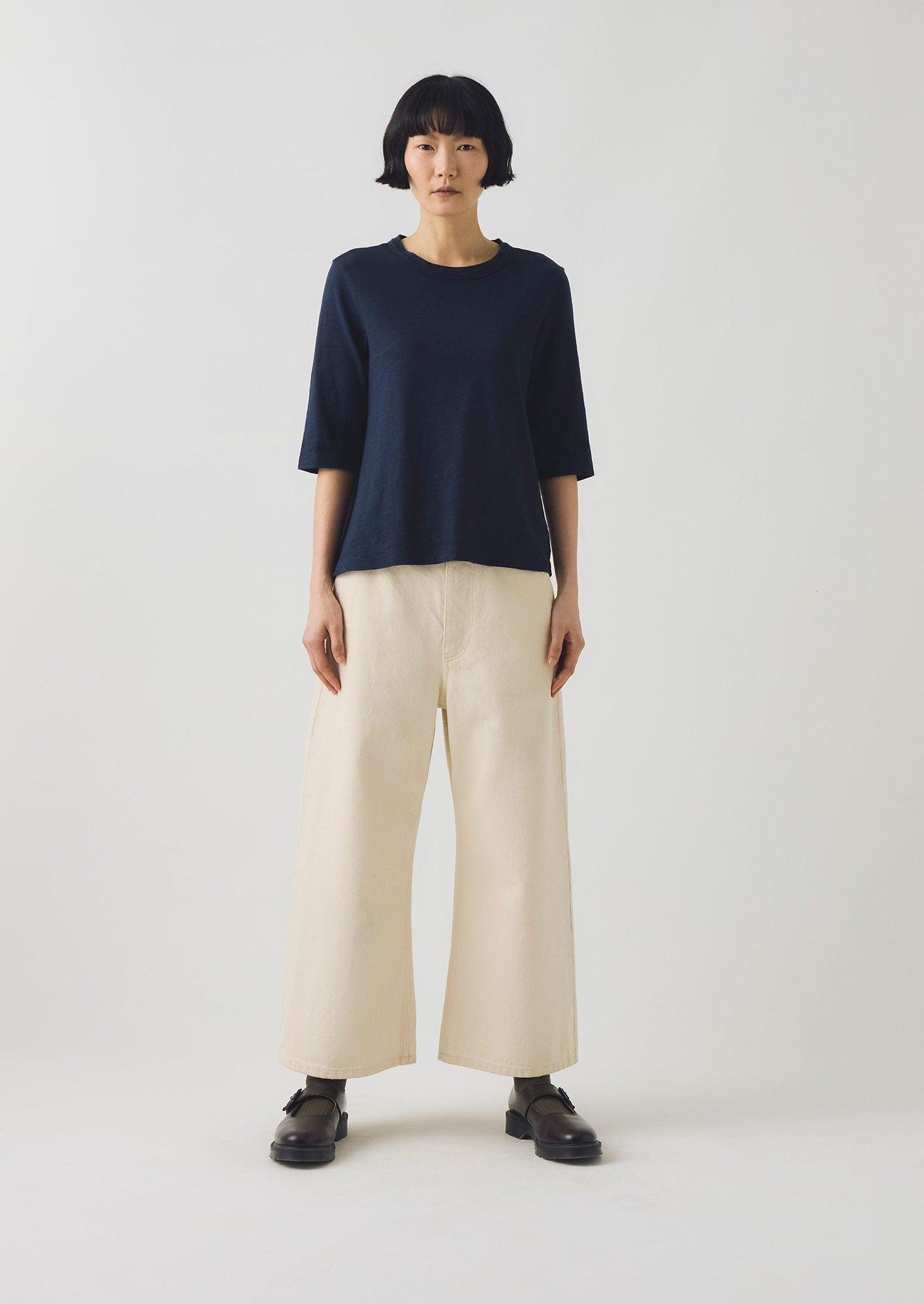 Maglietta in cotone Cleo | Indaco