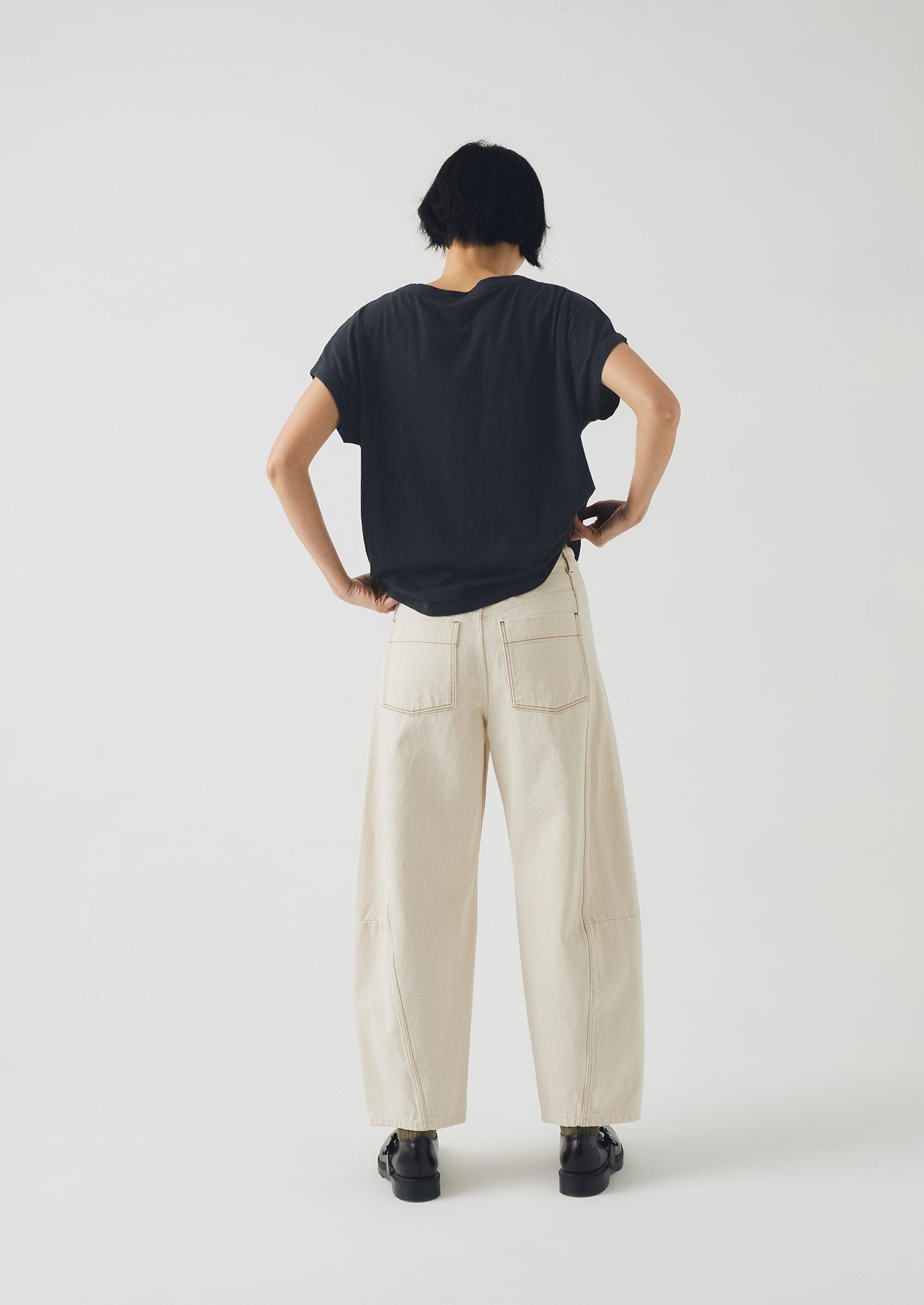 Maglietta Easy in cotone biologico Alda | Carbone